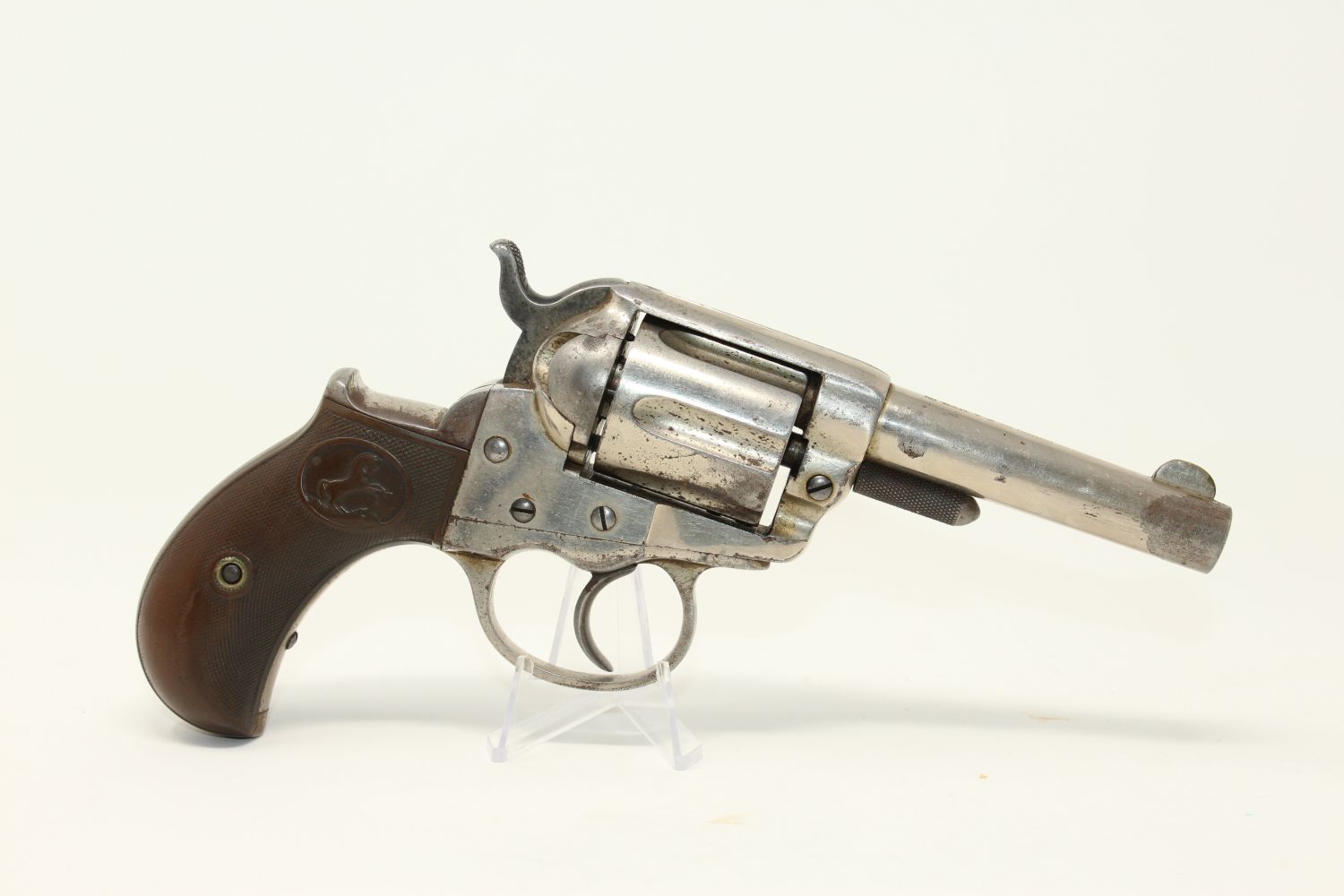 Colt Sheriffs Model 1877 Lightning Double Action Revolver With Etched Panel Candr Antique015 3505