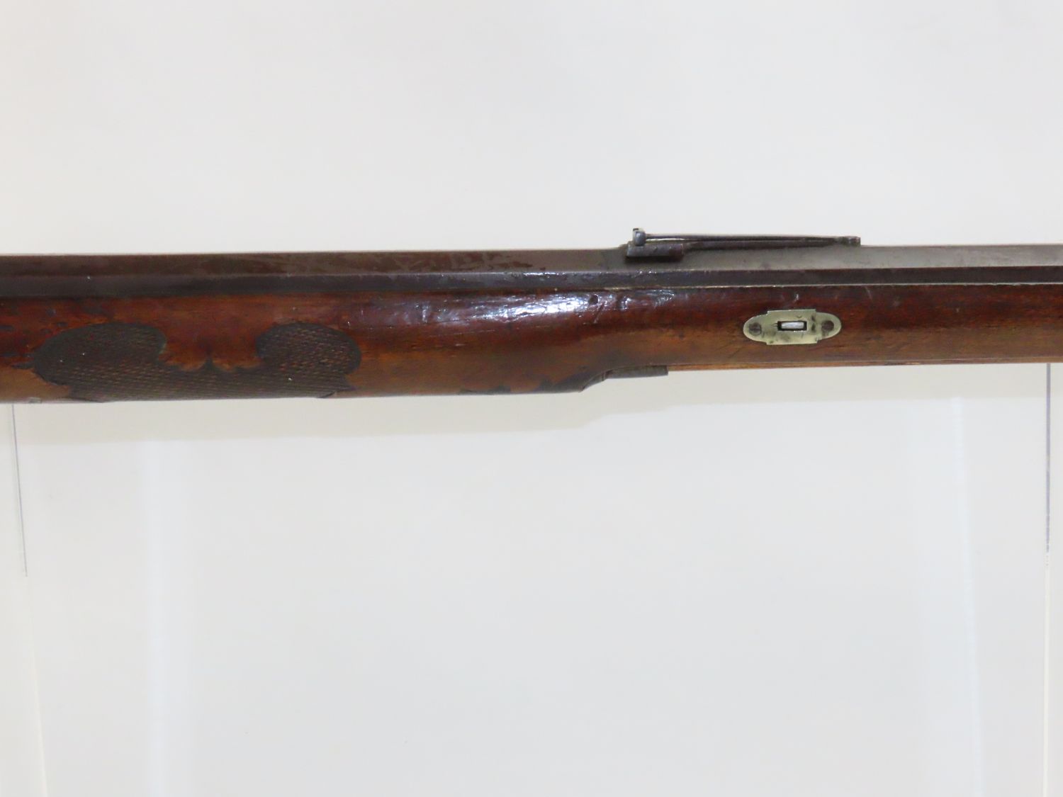 Engraved and Carved German Percussion Rifle 4.16 C&R Antique005 ...