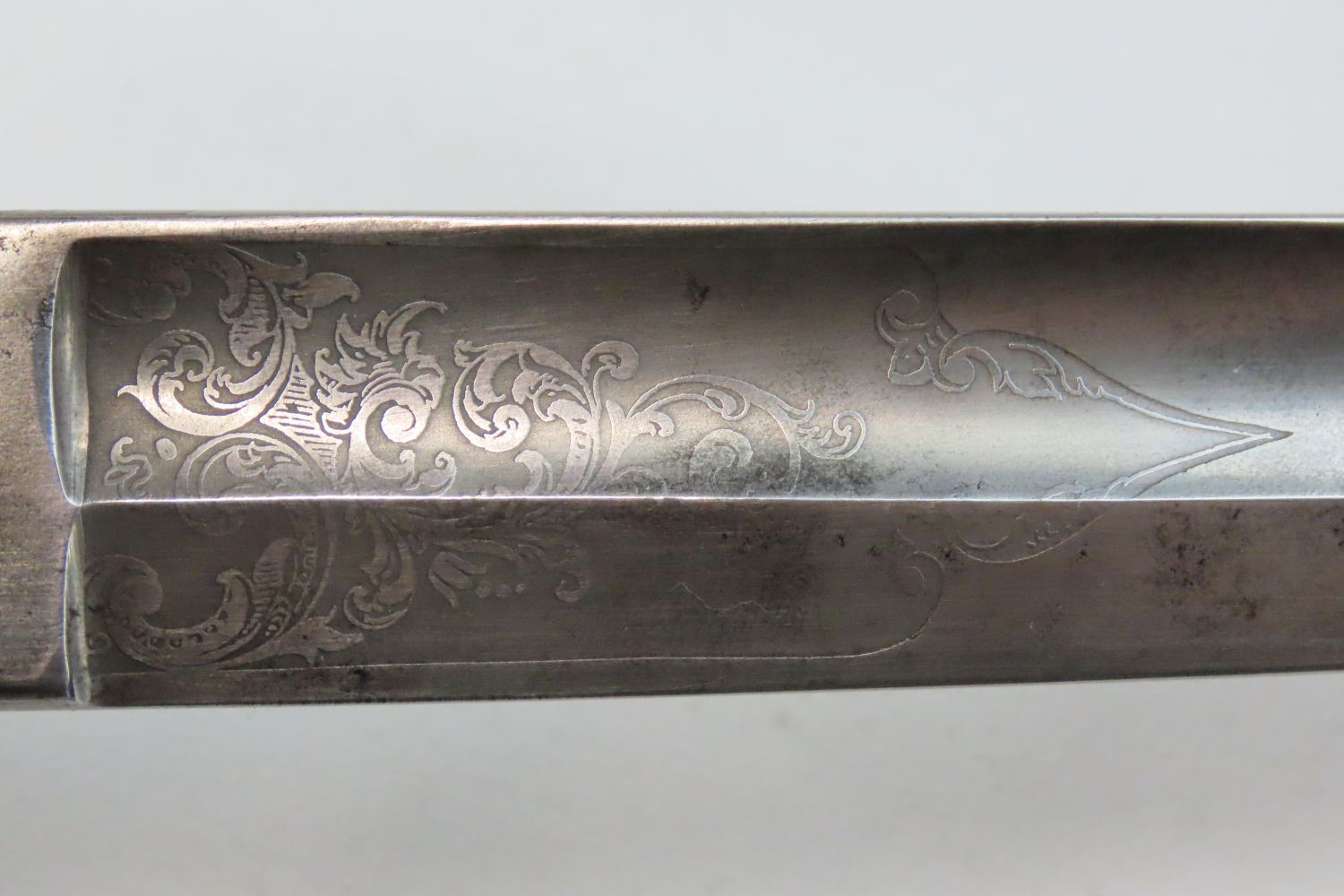 Etched Ornate Hilt Saber 5.22 C&R Antique008 | Ancestry Guns