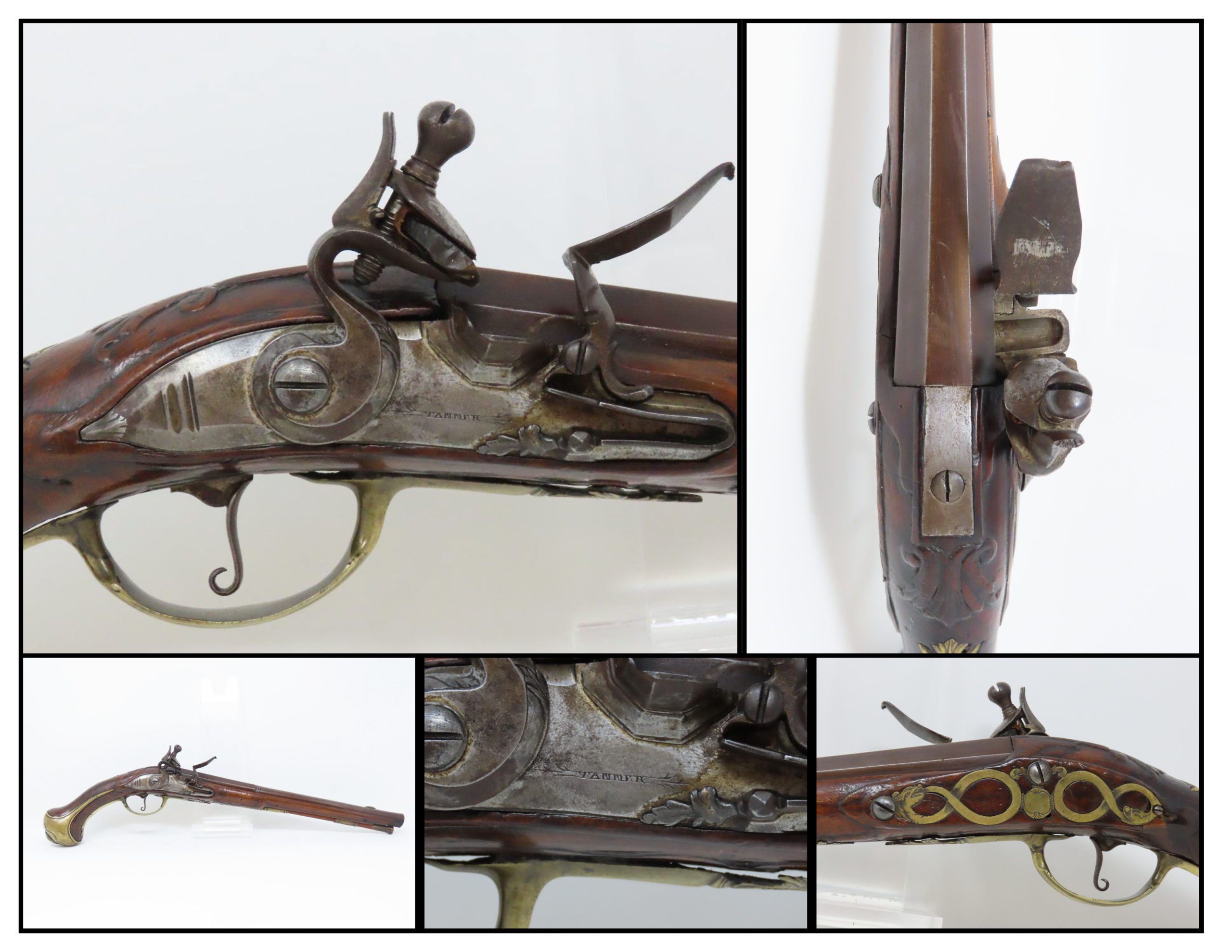 German Flintlock Blunderbuss Pistol, 1700's - Irongate Armory