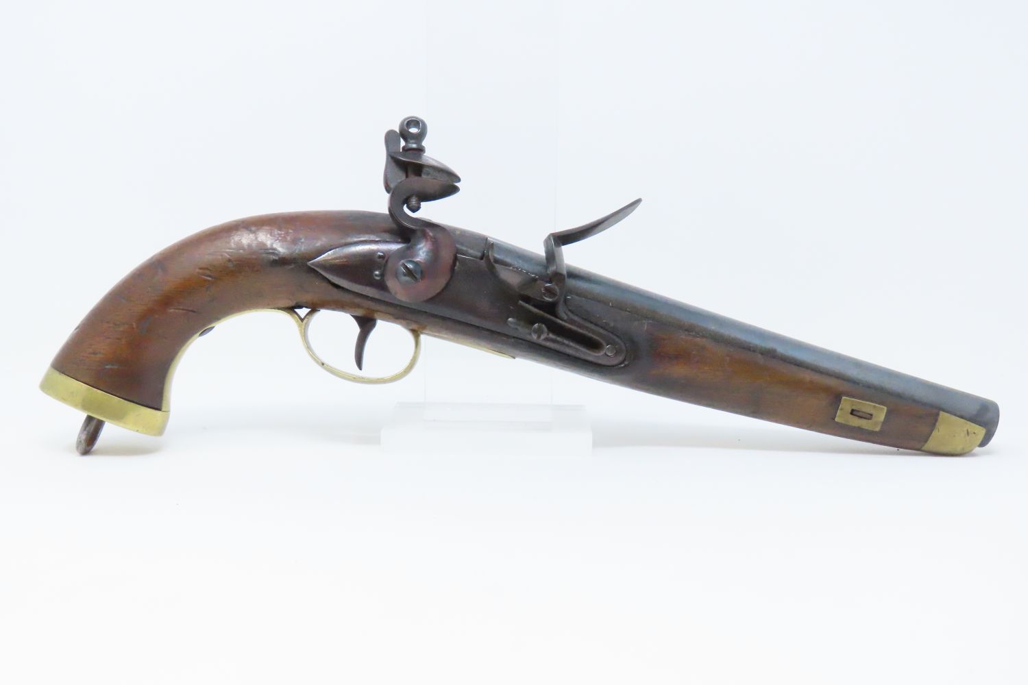 Belgian Military Flintlock Pistol 6.25 C&R Antique001 | Ancestry Guns