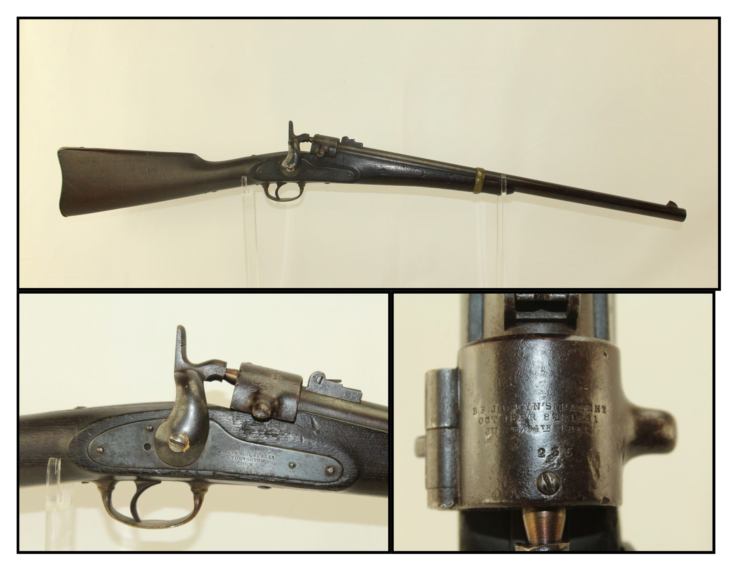 Collage Joslyn Model 1862 Carbine | Ancestry Guns