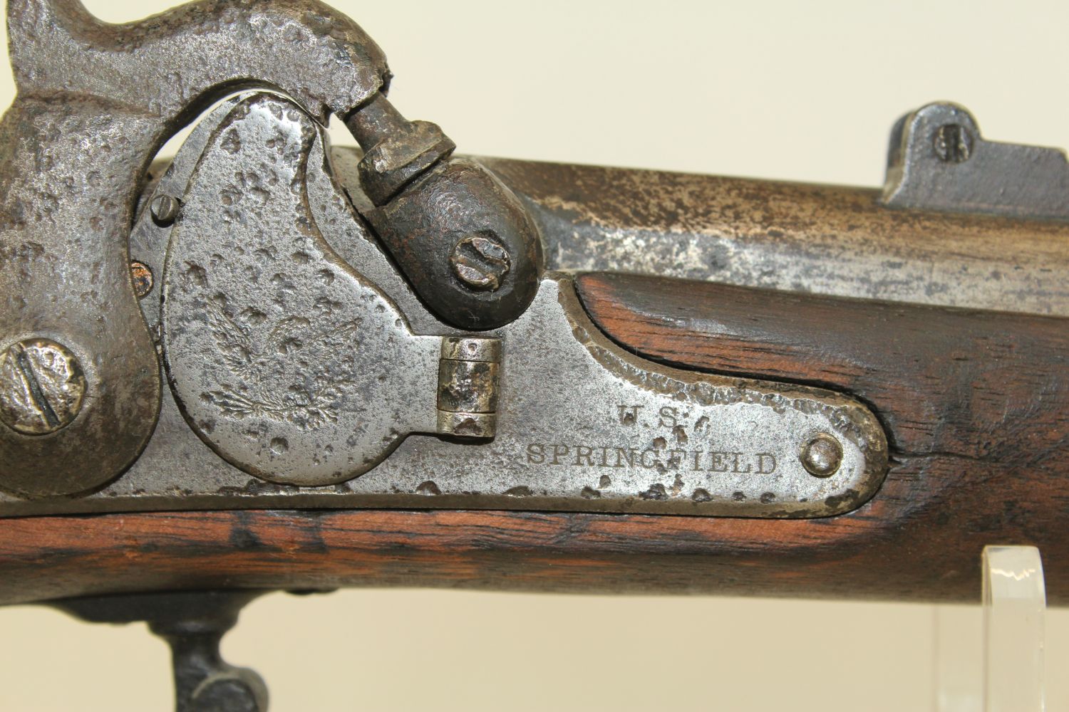 U.s. Springfield Model 1855 Rifle-musket Antique010 