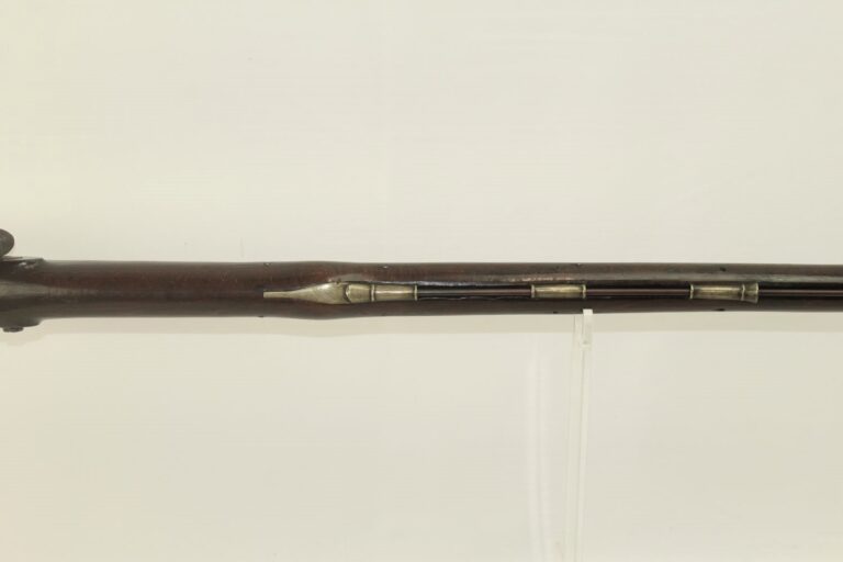 Brown Bess Type Flintlock Musket with Castle and Elephant Lock Markings ...