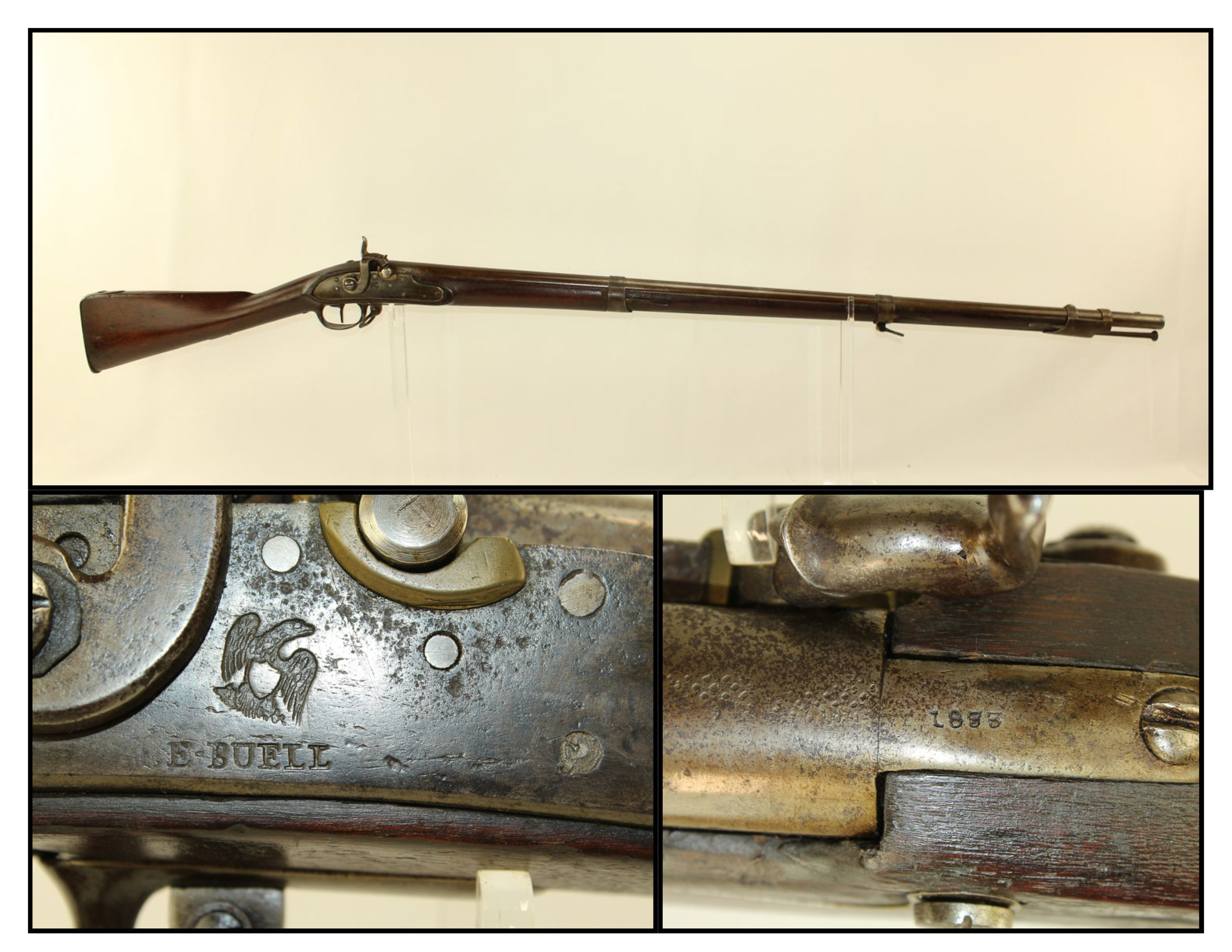 Collage E. Buell Model 1816 Musket | Ancestry Guns