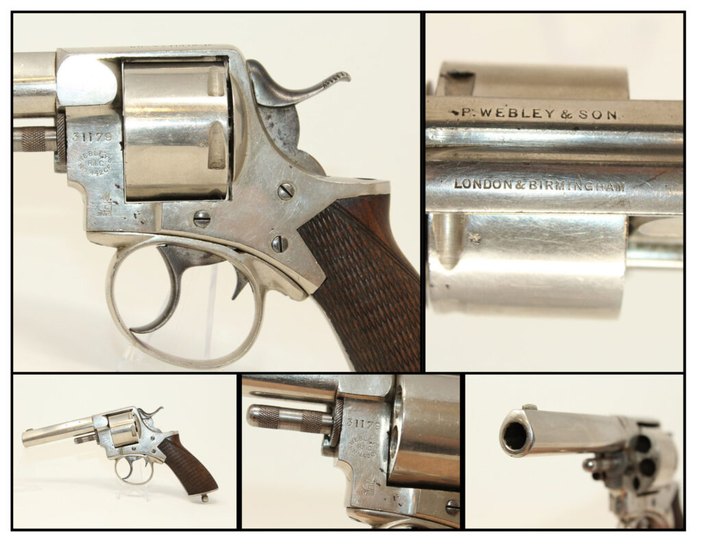 Collage Webley No. 1 Royal Irish Constabulary Revolver | Ancestry Guns