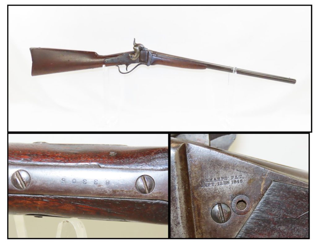 Sharps New Model 1859 Percussion Carbine Converted to Cartridge Shotgun