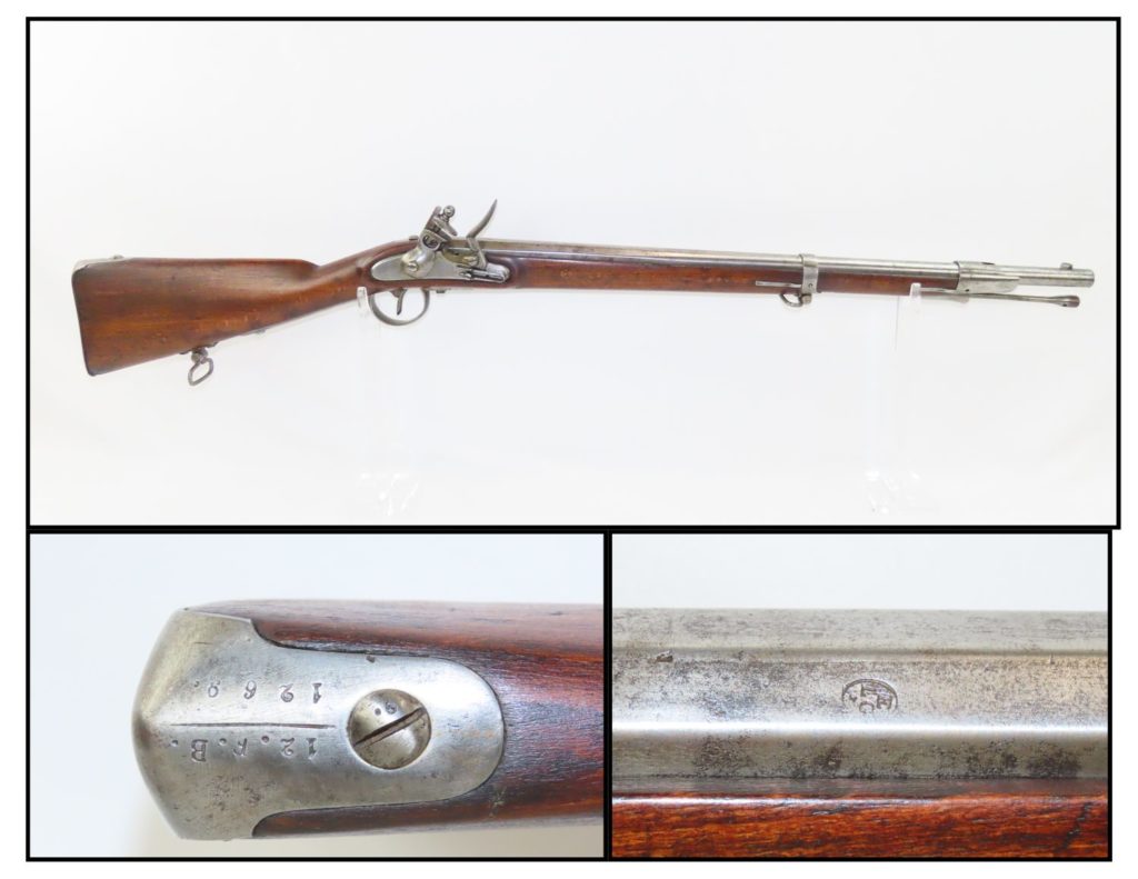 Austrian Lorenz Type Short Musket Converted to Flintlock 12.1 C&R ...