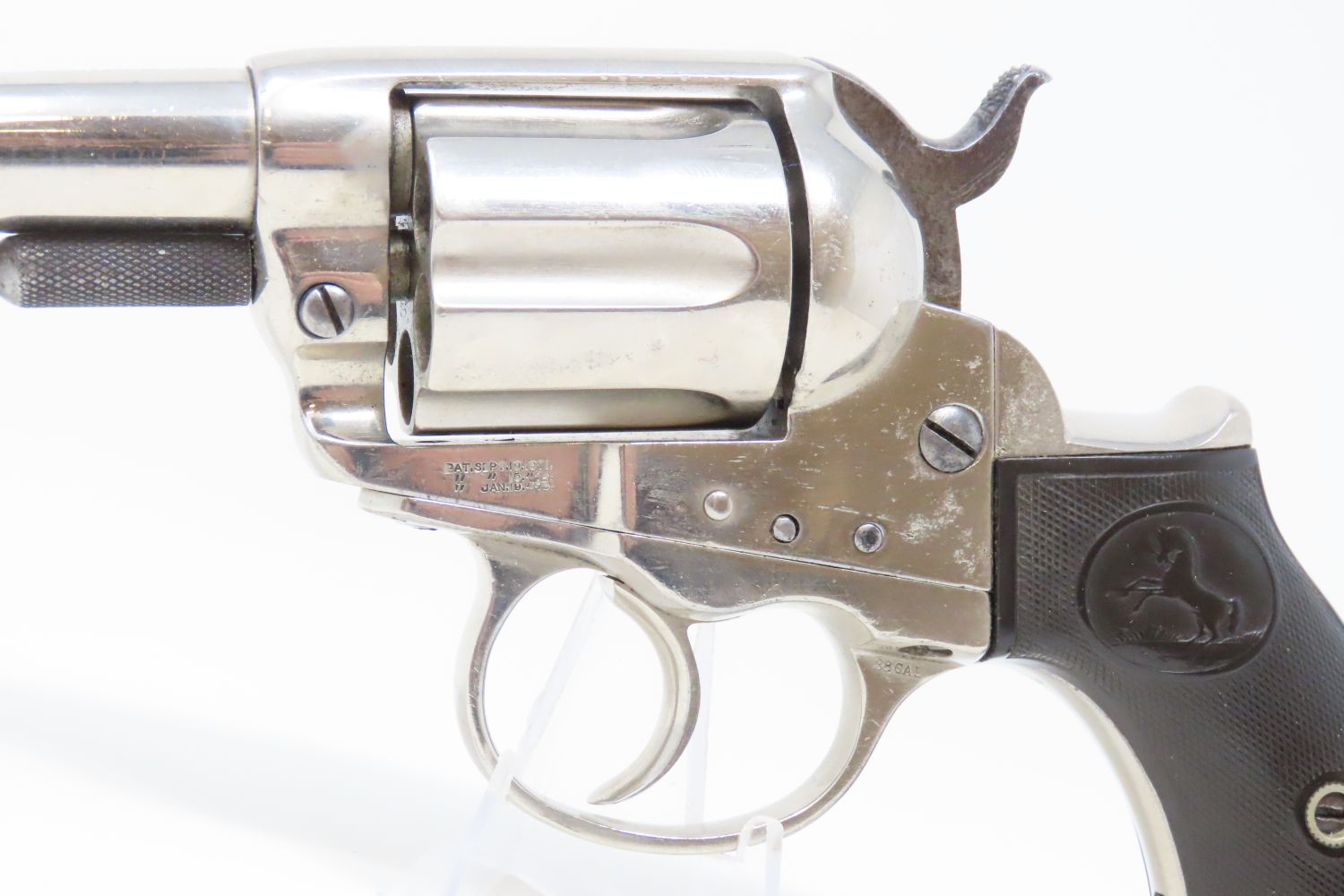 Cased Colt Model 1877 Lightning Ejectorless Revolver 3521 Candr Antique 008 Ancestry Guns 5834