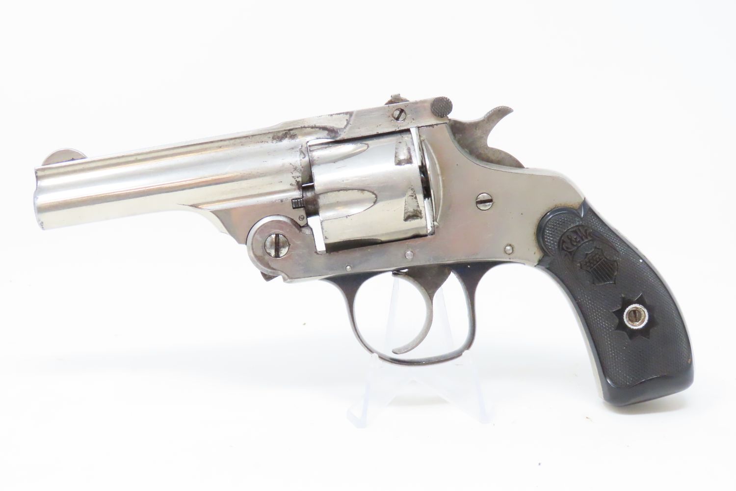 Hopkins & Allen Forehand Model 1901 Top Break Revolver 12.22 C&R ...