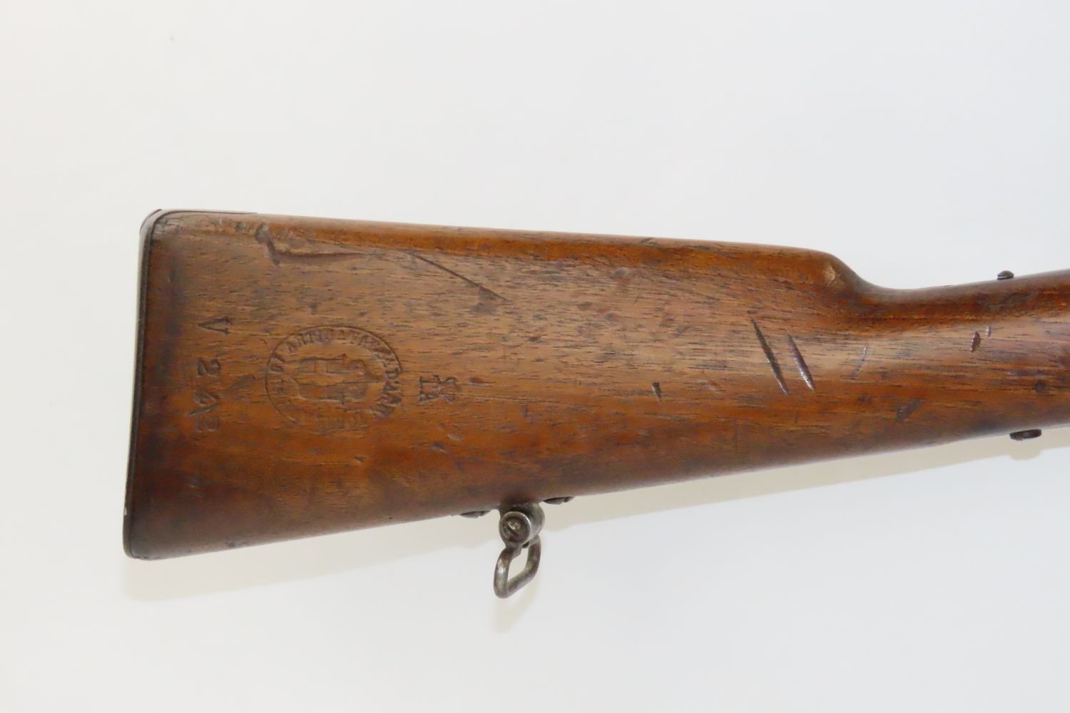 Italian Torre Vetterli Model 1870 Single Shot Bolt Action Carbine with ...