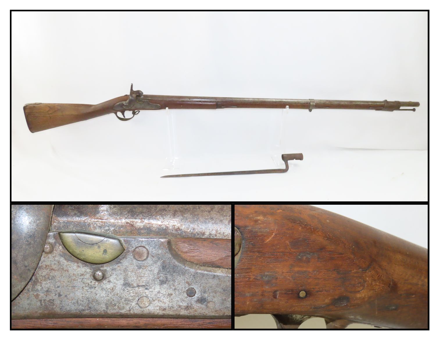 U.S. Springfield Model 1837 Percussion Conversion Musket 3.15.21 C&R ...