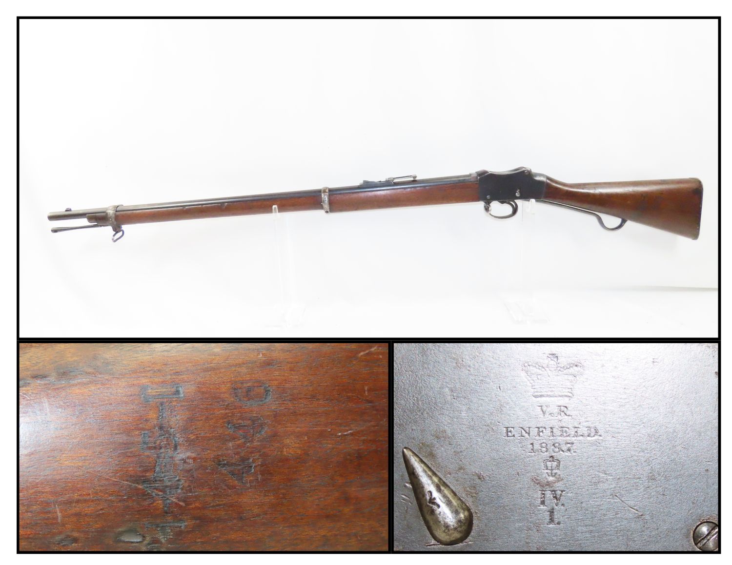 British Enfield Mk. IV 1 Martini Henry Rifle 4.22.21 C&R Antique 001 ...