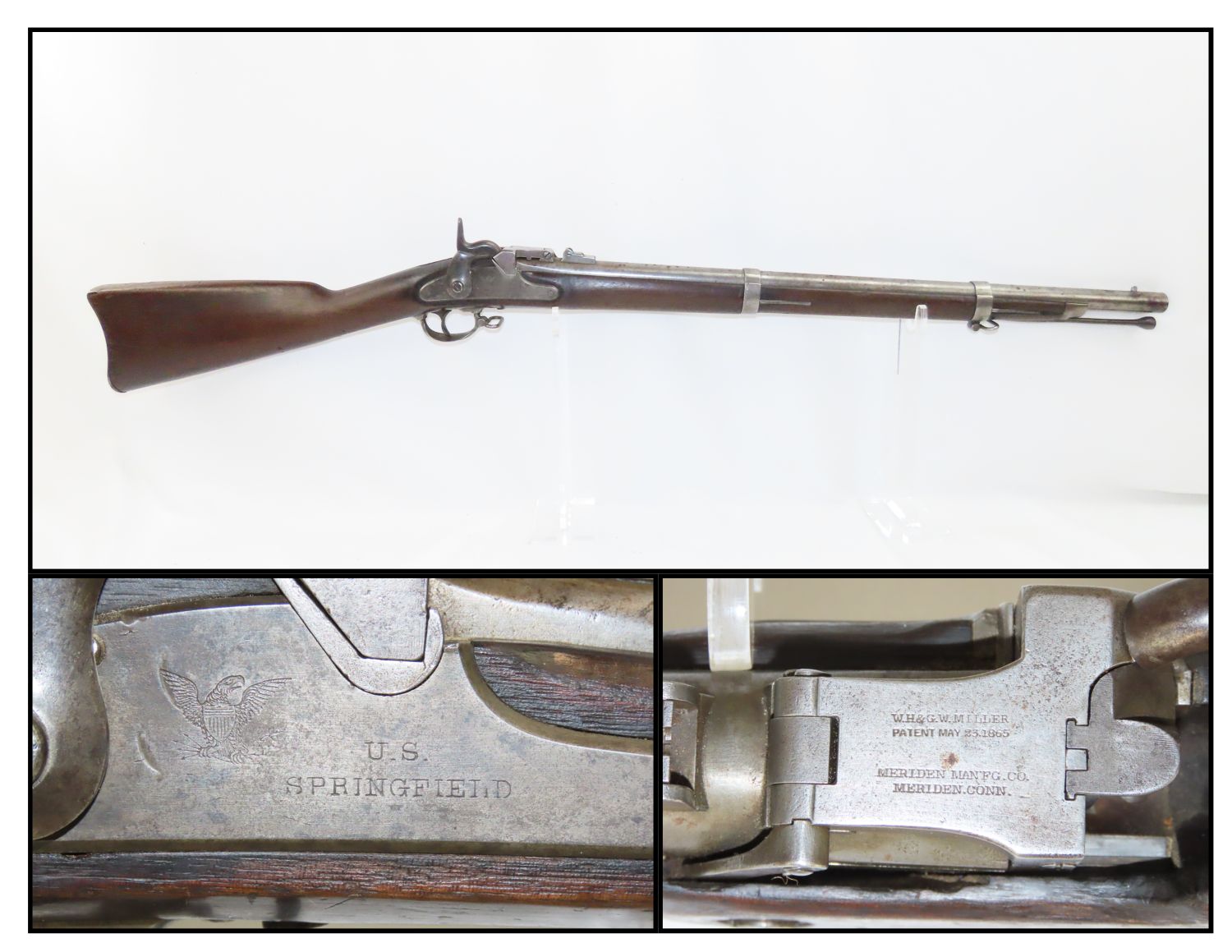 Springfield Model 1861 Miller Conversion Rifle Musketoon 3.24.21 C&R ...