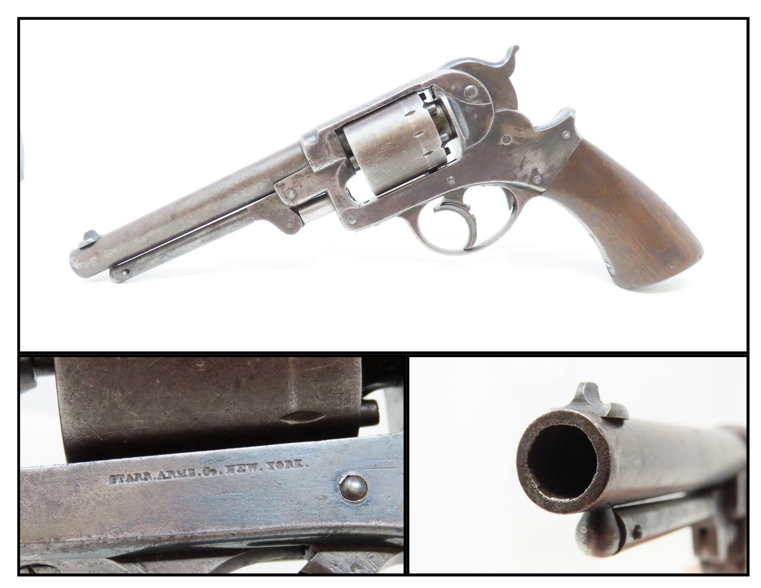 Starr Model 1858 Army Double Action Revolver 4.1.21 C&R Antique 001 ...