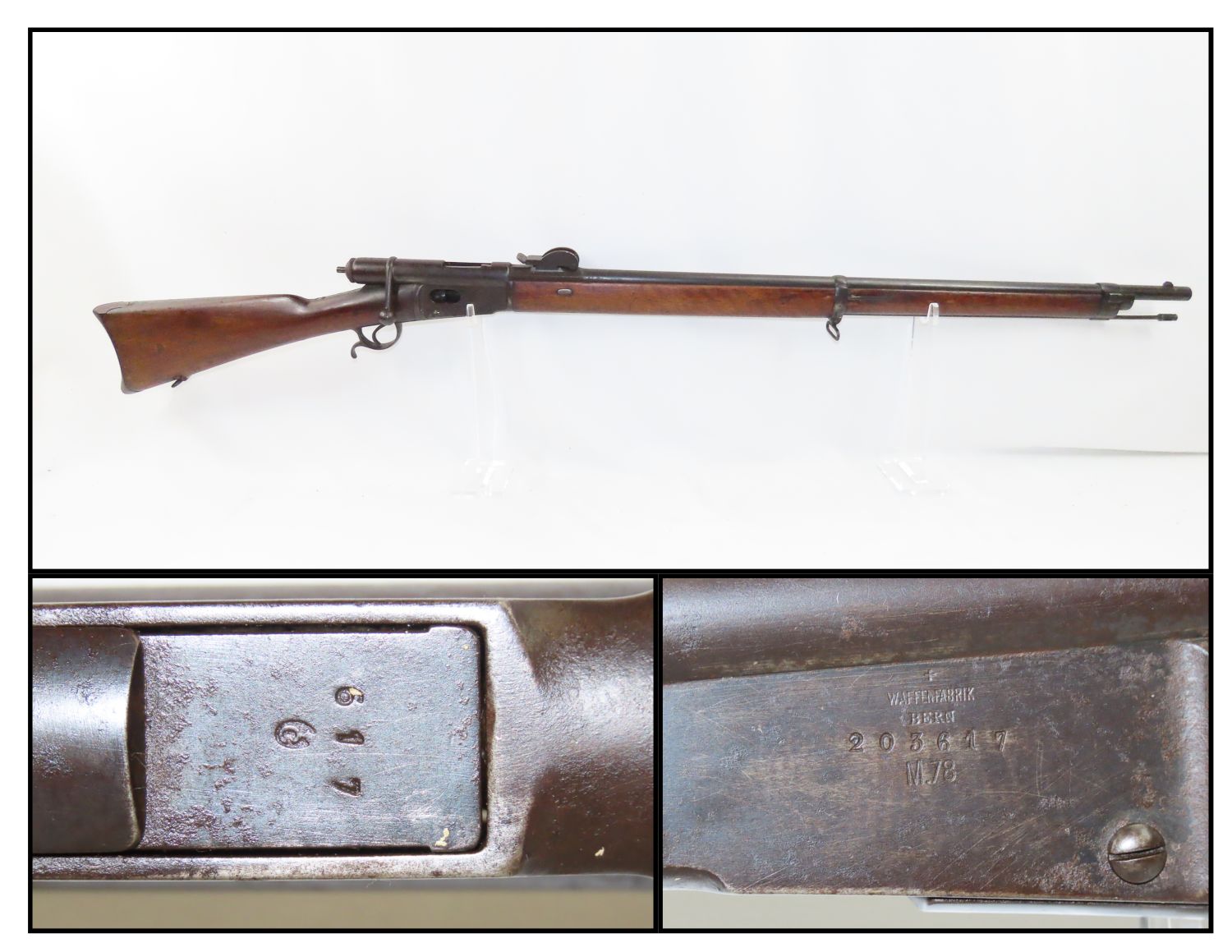 Swiss Bern Model 1878 Vetterli Rifle 4.27.21 C&R Antique 001 | Ancestry ...