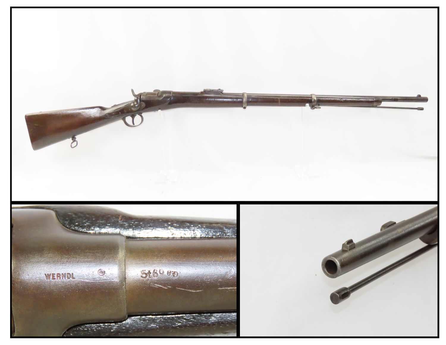 Austrian Model 1867 Werndl Rifle 6.03.21 C&R Antique 001 | Ancestry Guns