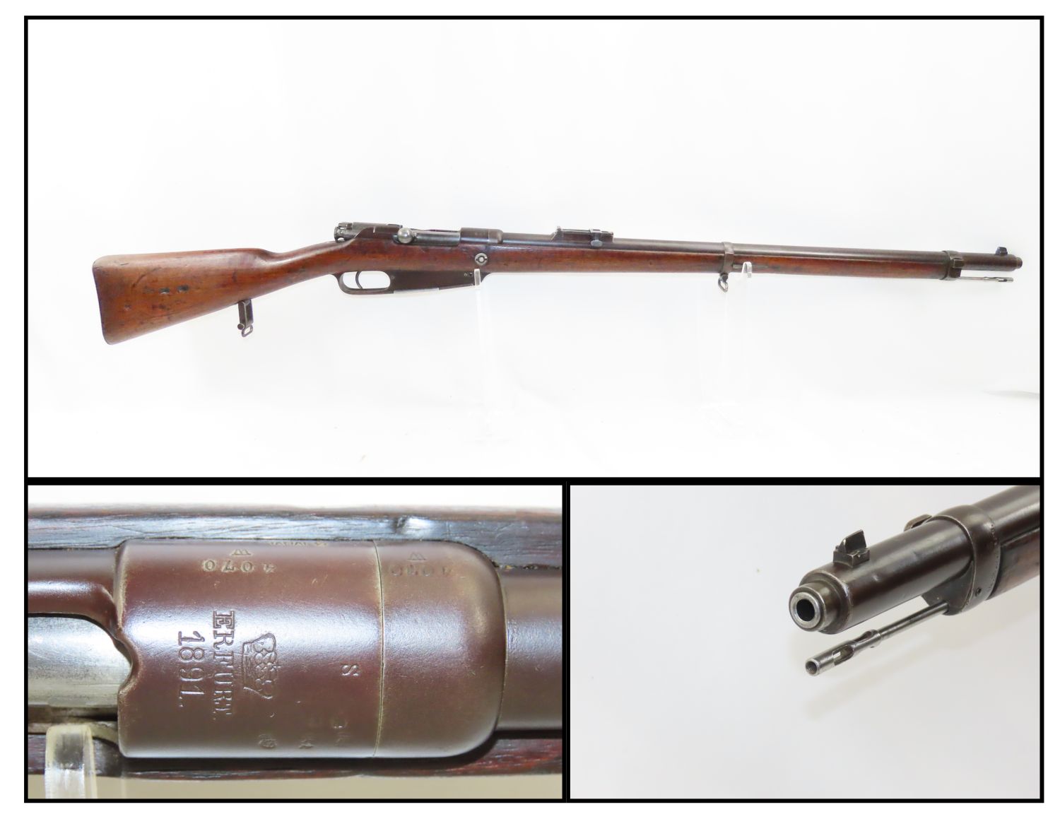 German Erfurt GEW .88 05 Mauser Rifle 5.28.21 C&R Antique 001 ...