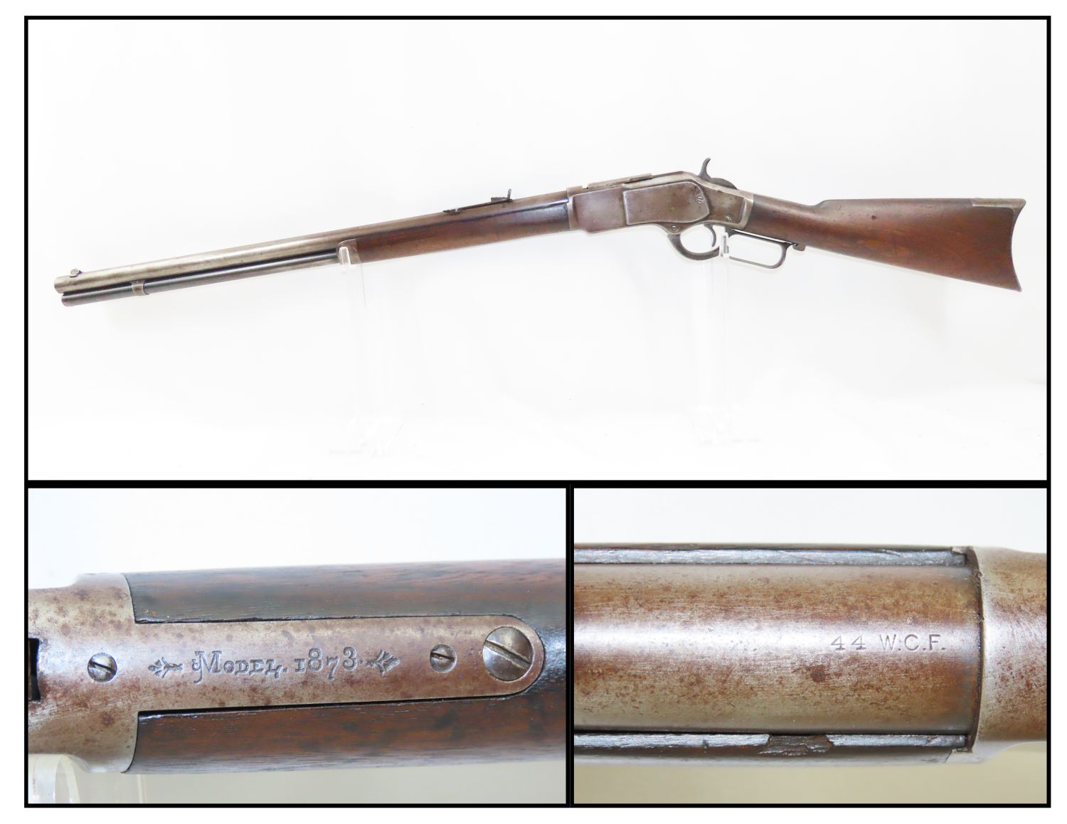 Winchester Model 1873 Lever Action .44-40 Rifle 6.01.21 C&R Antique 001 ...