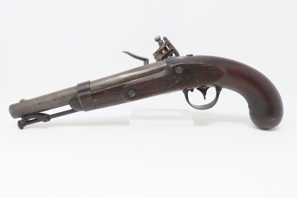 Asa Waters Model 1836 Flintlock Pistol 4.30 C&R Antique016 | Ancestry Guns