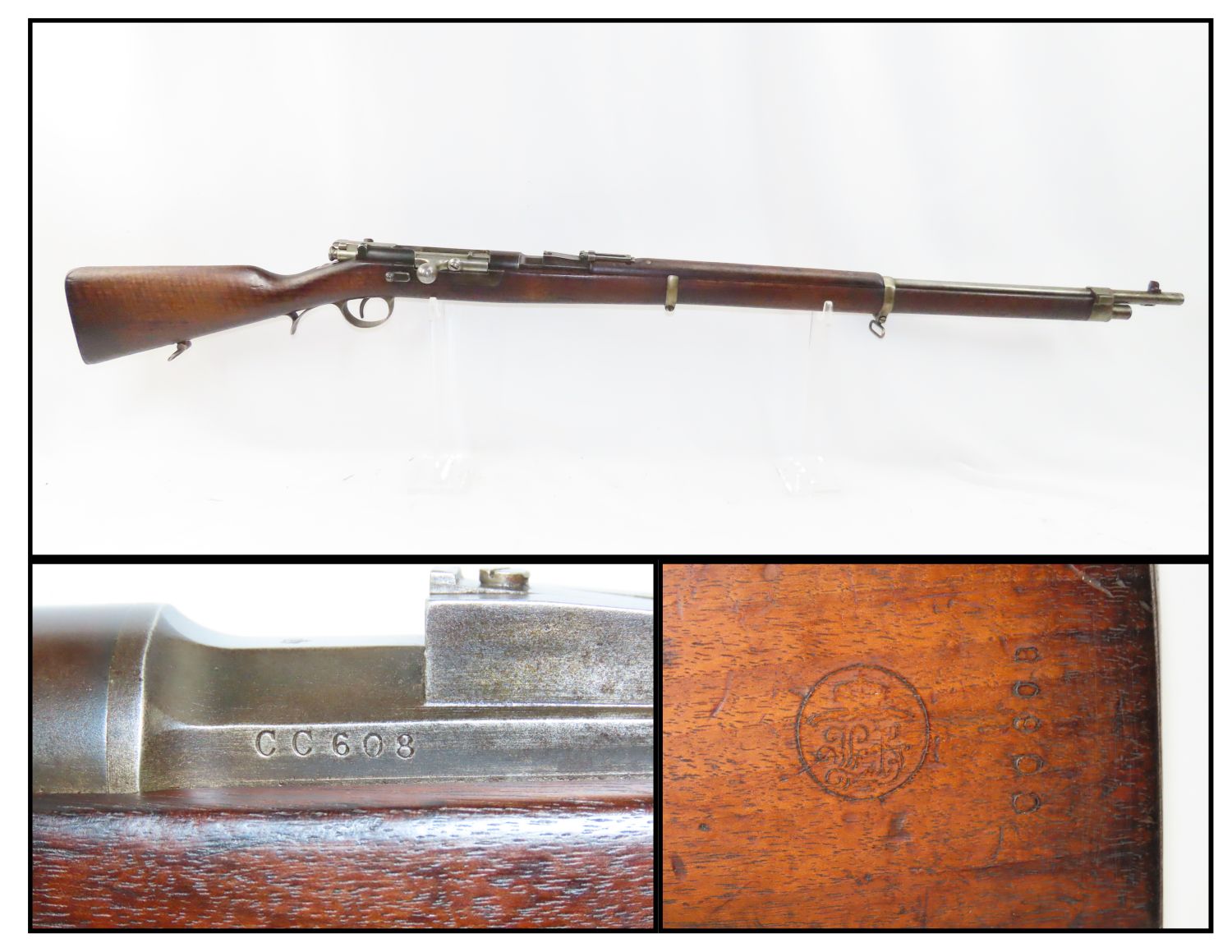 Austrian Steyr Model 1886 Kropatschek Rifle 7.22.21 C&R Antique 001 ...