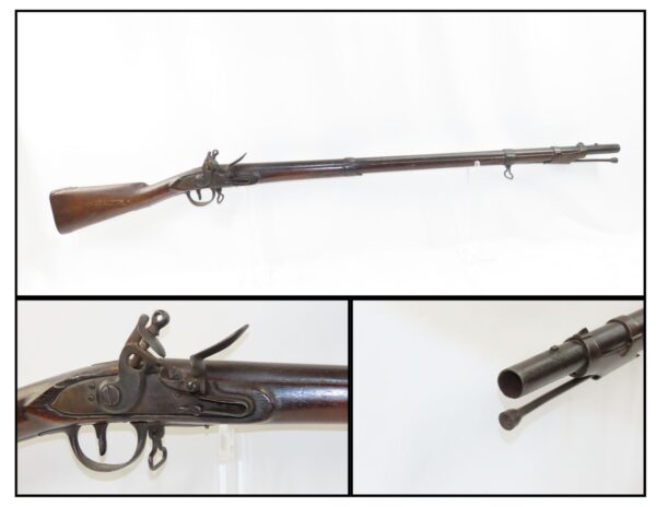 Antique Charleville U.s. Model 1795 Type Flintlock War Of 1812 Era 