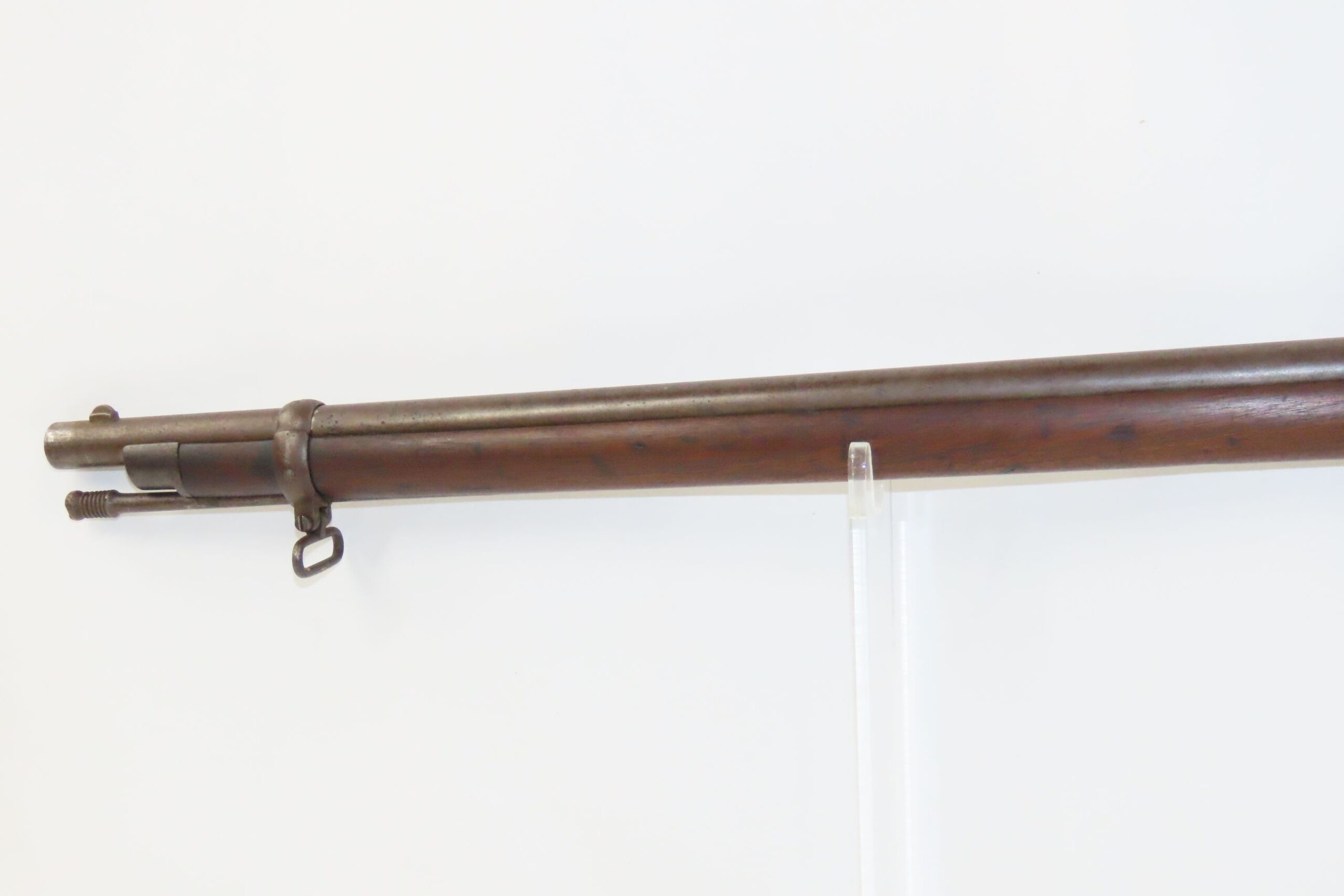 British Pattern 1858 Two Band Enfield Rifle with Bayonet 11.30.21 C ...