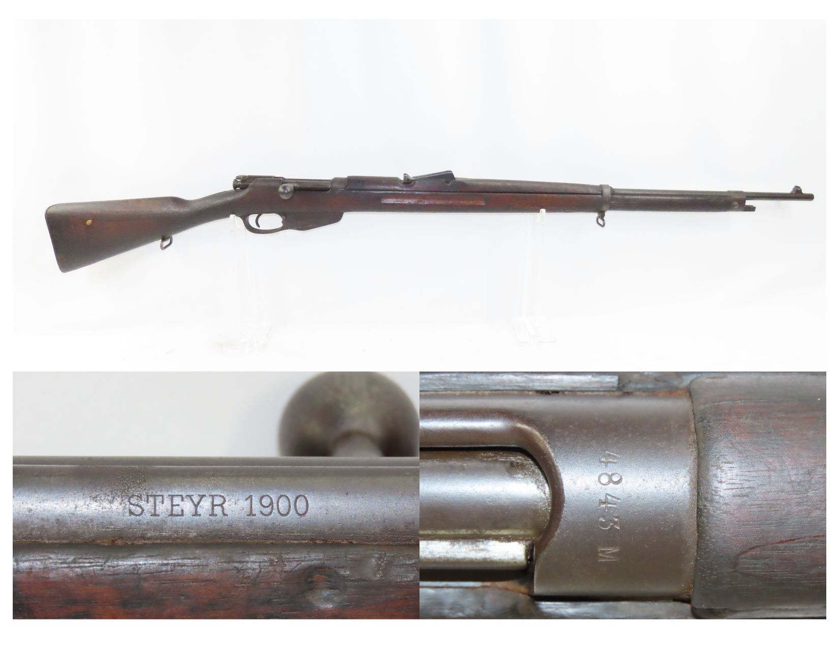 Dutch Contract Steyr M1895 Mannlicher Rifle 9.8.21 C&RAntique001 ...