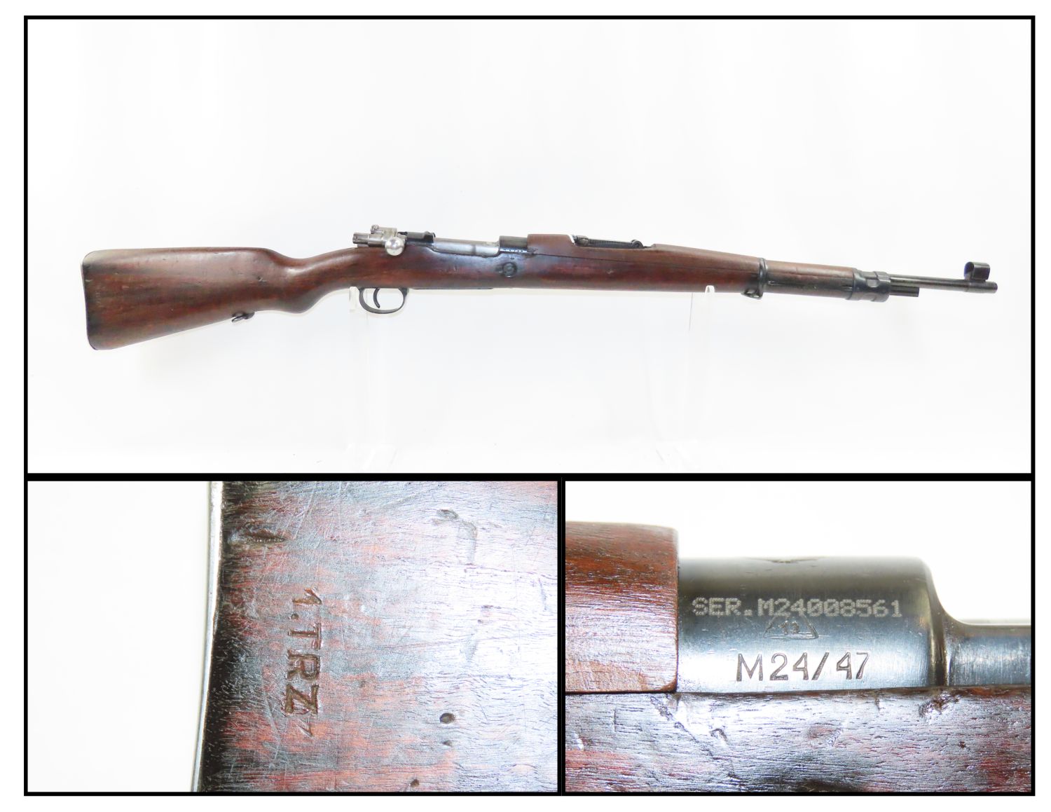 Yugoslavian Preduzece 44 Model 24 47 Rifle 8.10.21 C&R Antique 001 ...