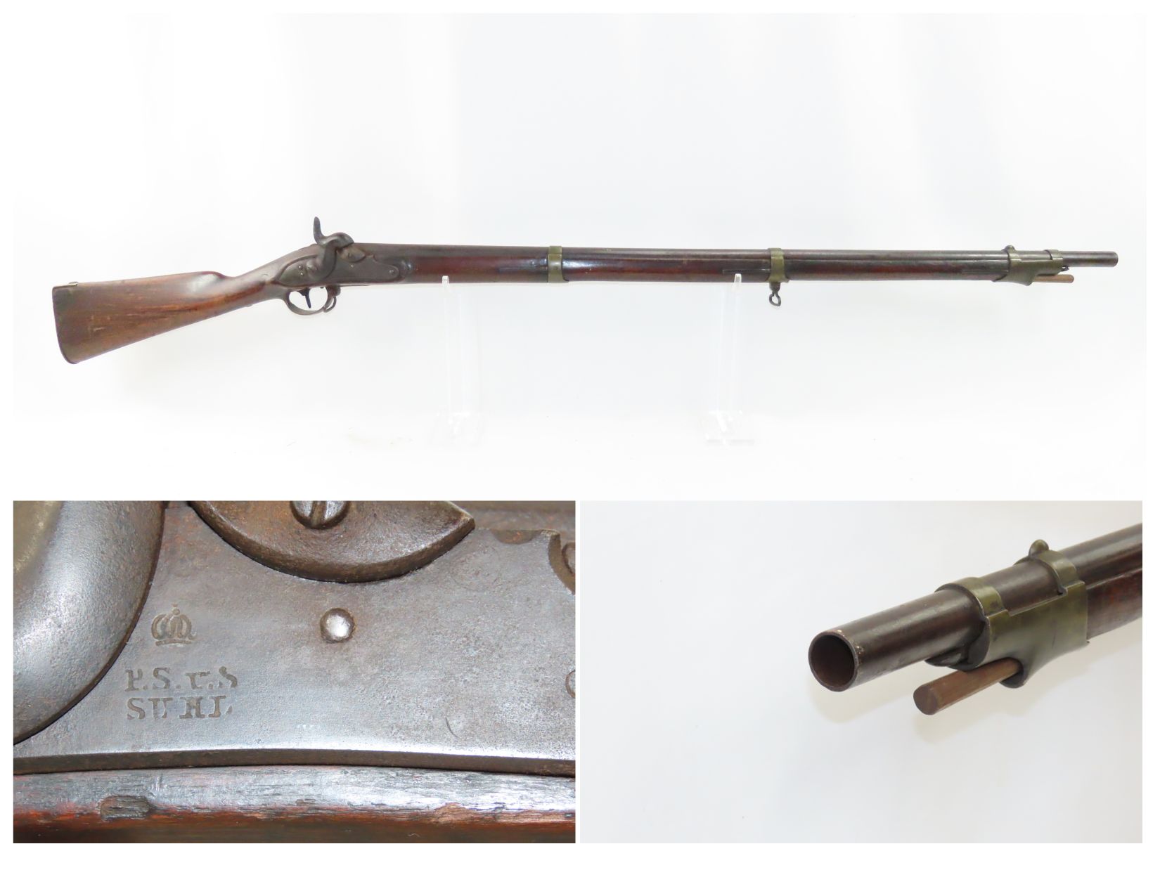 Prussian Potzdam Percussion Musket 1.6.22 C&RAntique001 | Ancestry Guns