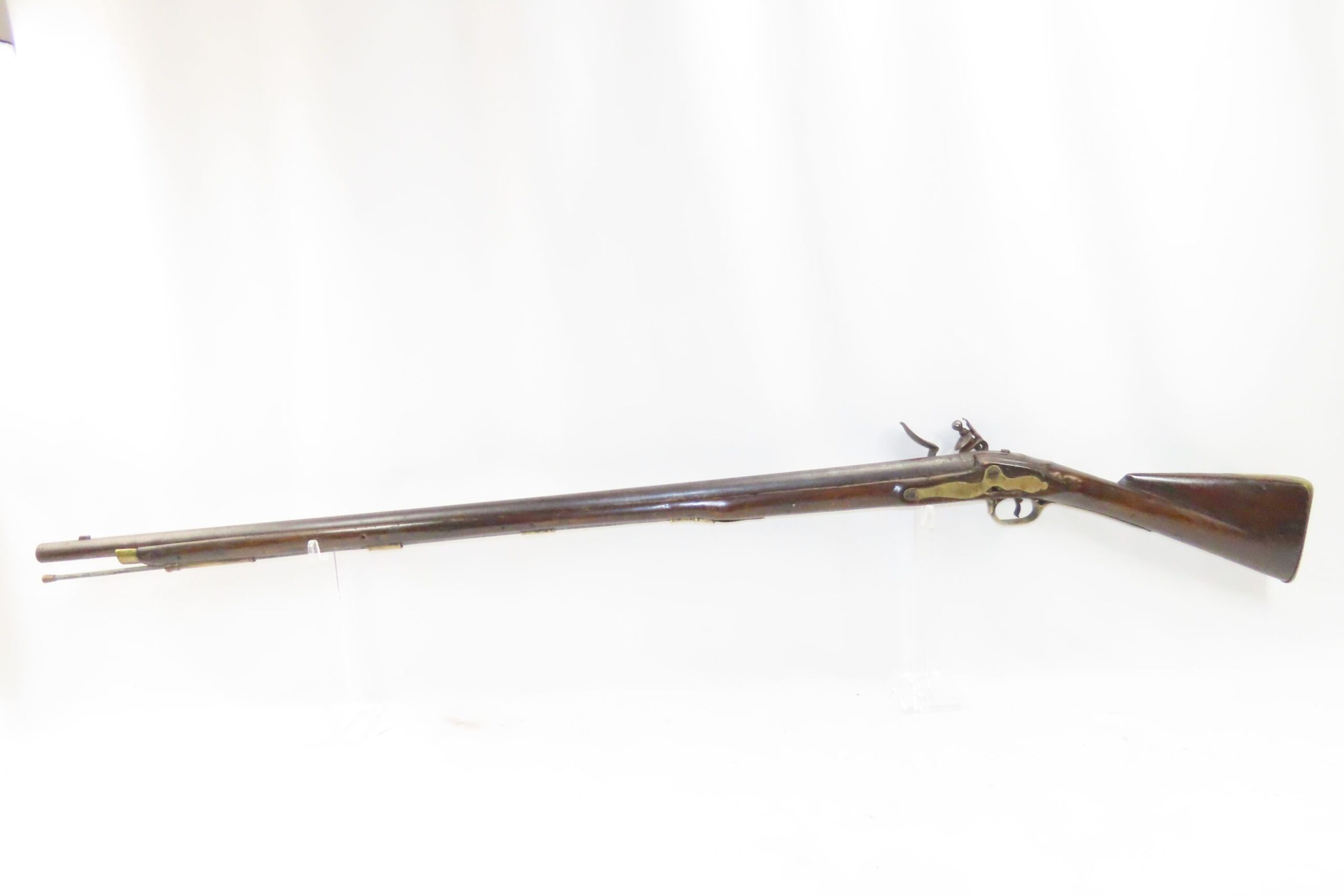 Short Land Style Brown Bess Flintlock Musket 9.1.21 C&RAntique015 ...