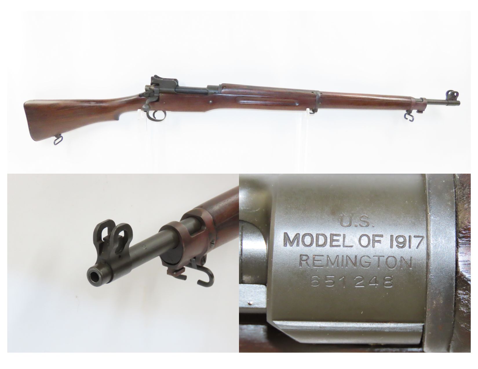 U.S. Remington Model 1917 Rifle C&RAntique001 | Ancestry Guns