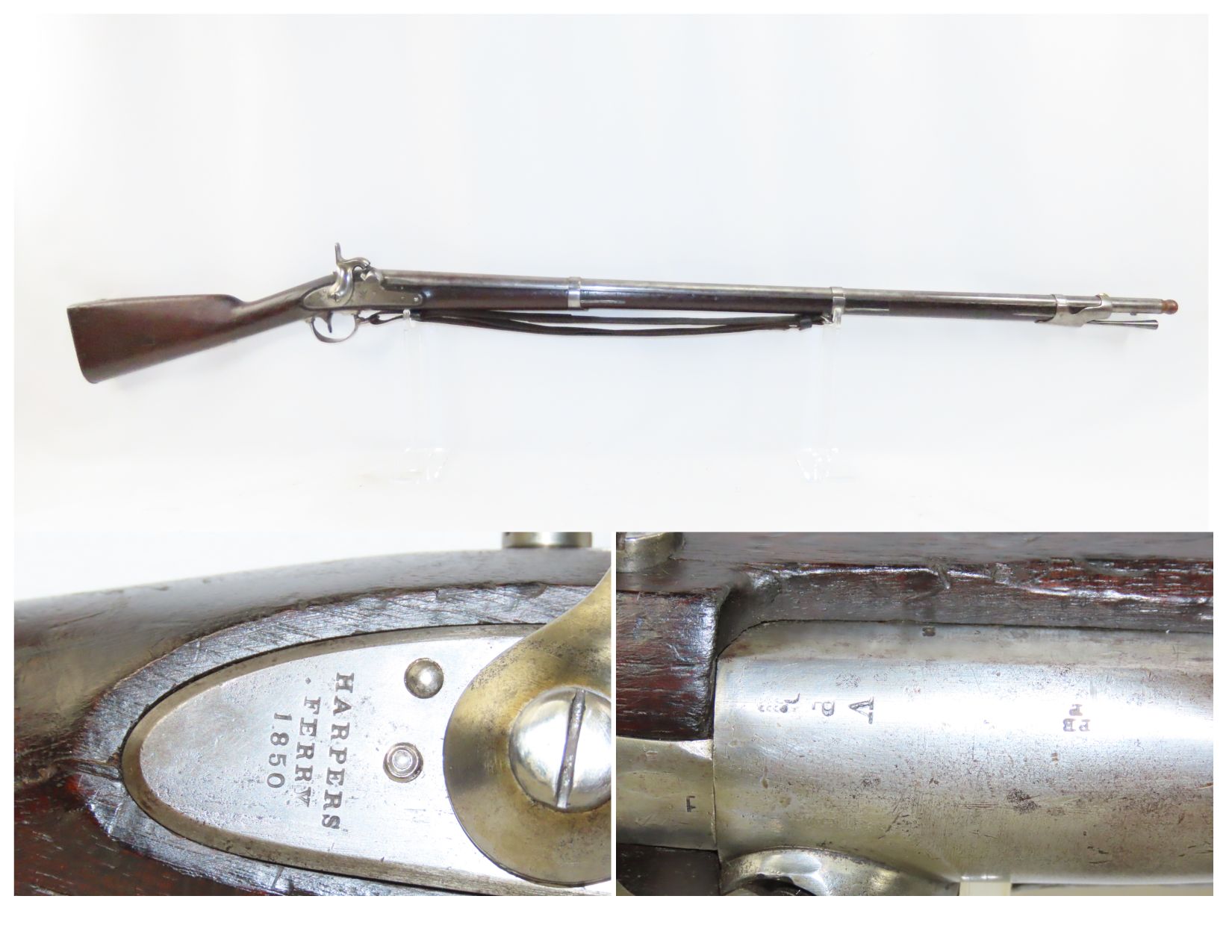 U.S. harpers Ferry Model 1842 Musket 12.6.21 C&RAntique001 | Ancestry Guns