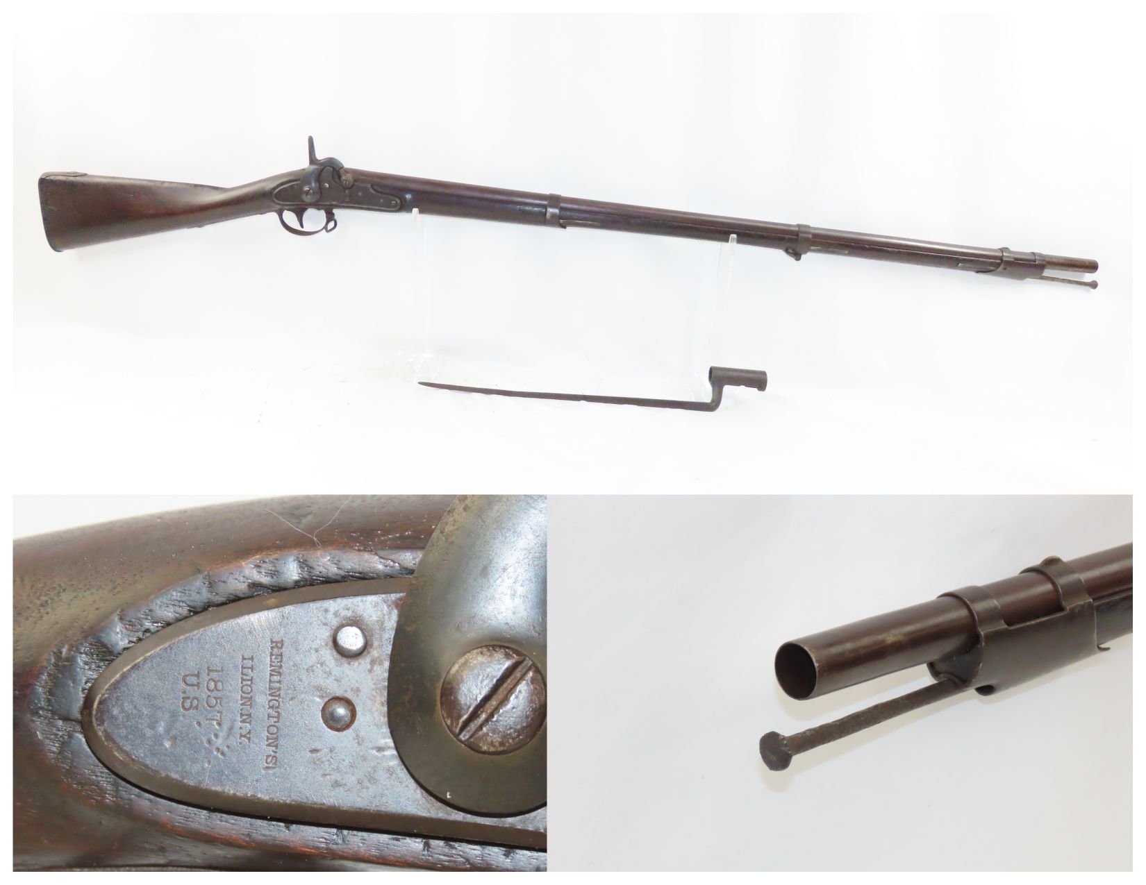 U.S. Frankford Arsenal Remington Maynard Conversion Rifle 4.12.22 C ...