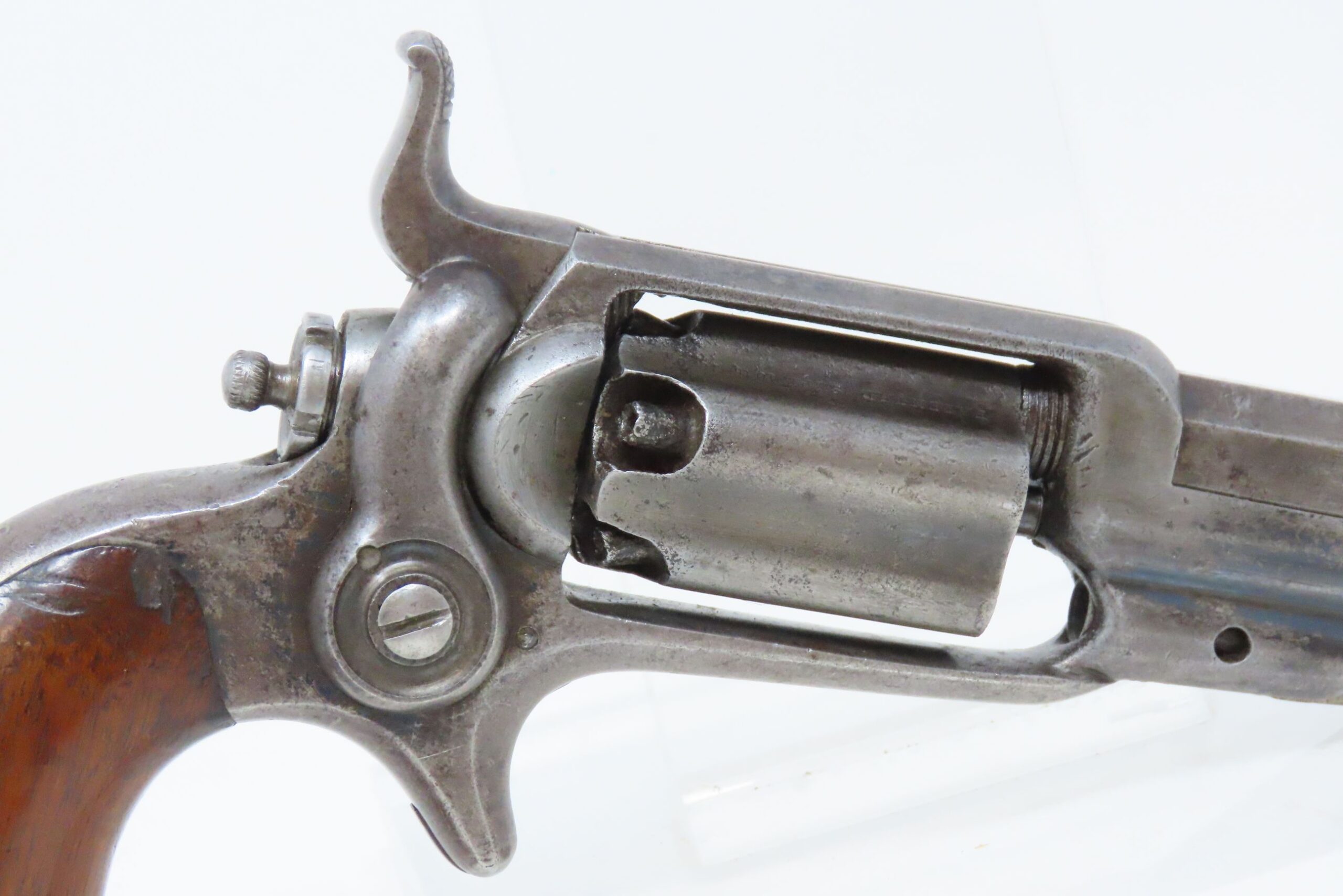 Colt Model 1855 Side Hammer Root Pocket Revolver 6.02.22 C&RAntique004 ...