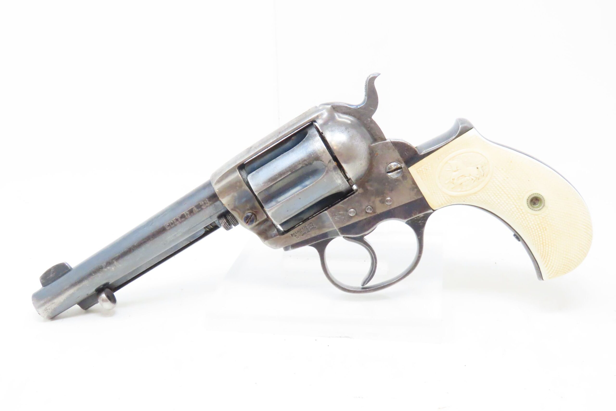 Colt Model 1877 Lightning Double Action Revolver With Holster 60322 Candrantique004 Ancestry Guns 4259