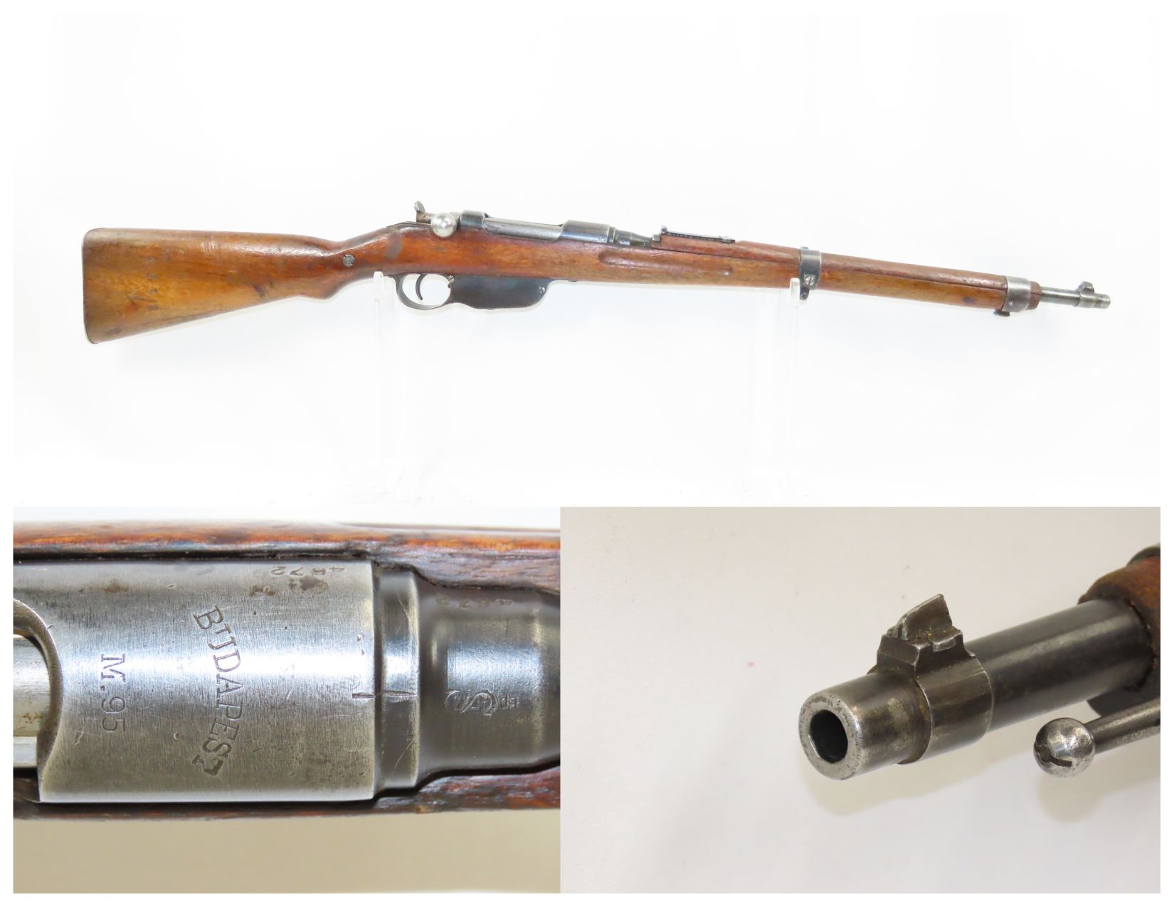 Hungarian Mannlicher Model 95 Straight Pull Carbine 6.17 C&RAntique001 ...