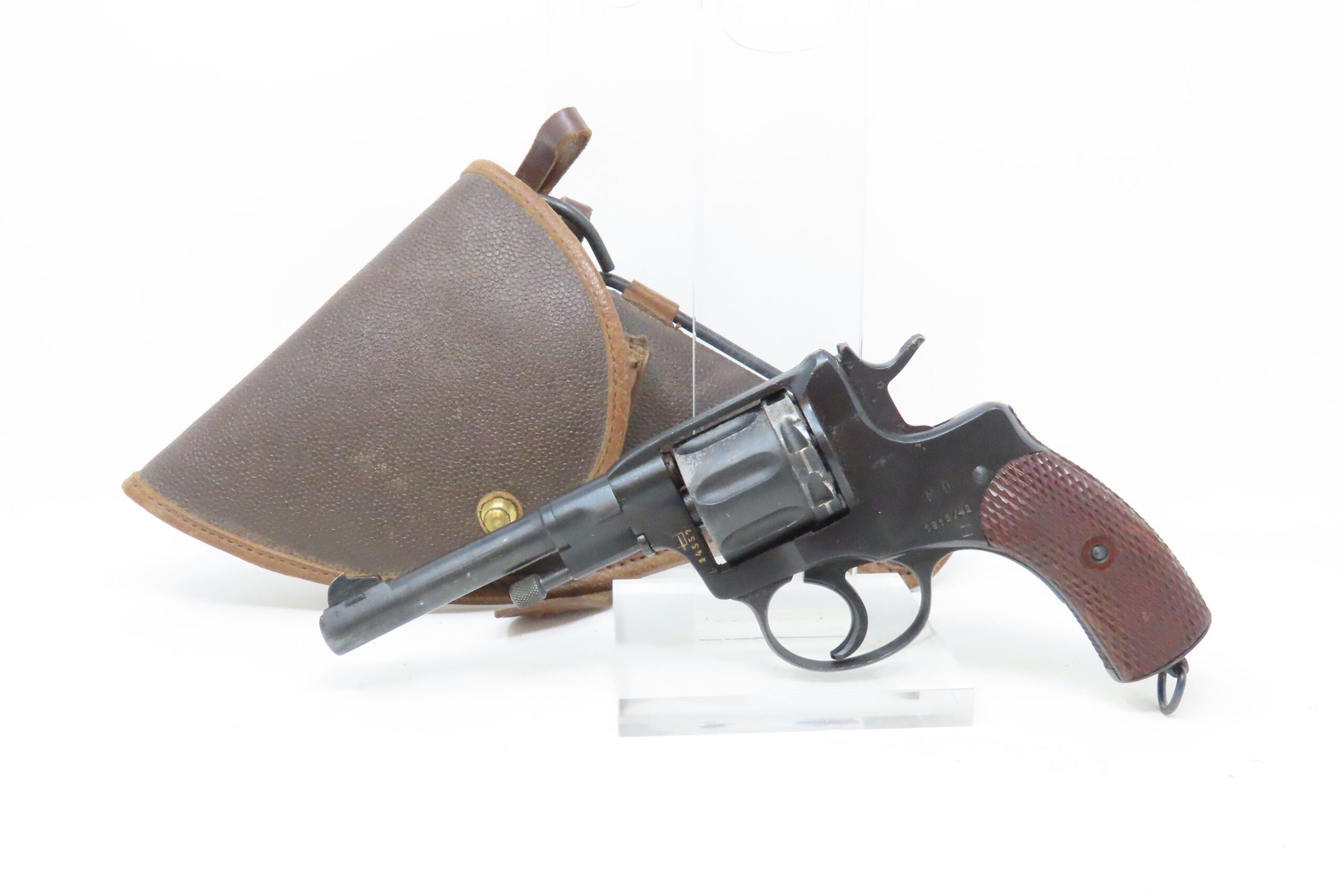 Imperian Russian Model 1895 Nagant Double Action Revolver with Holster ...