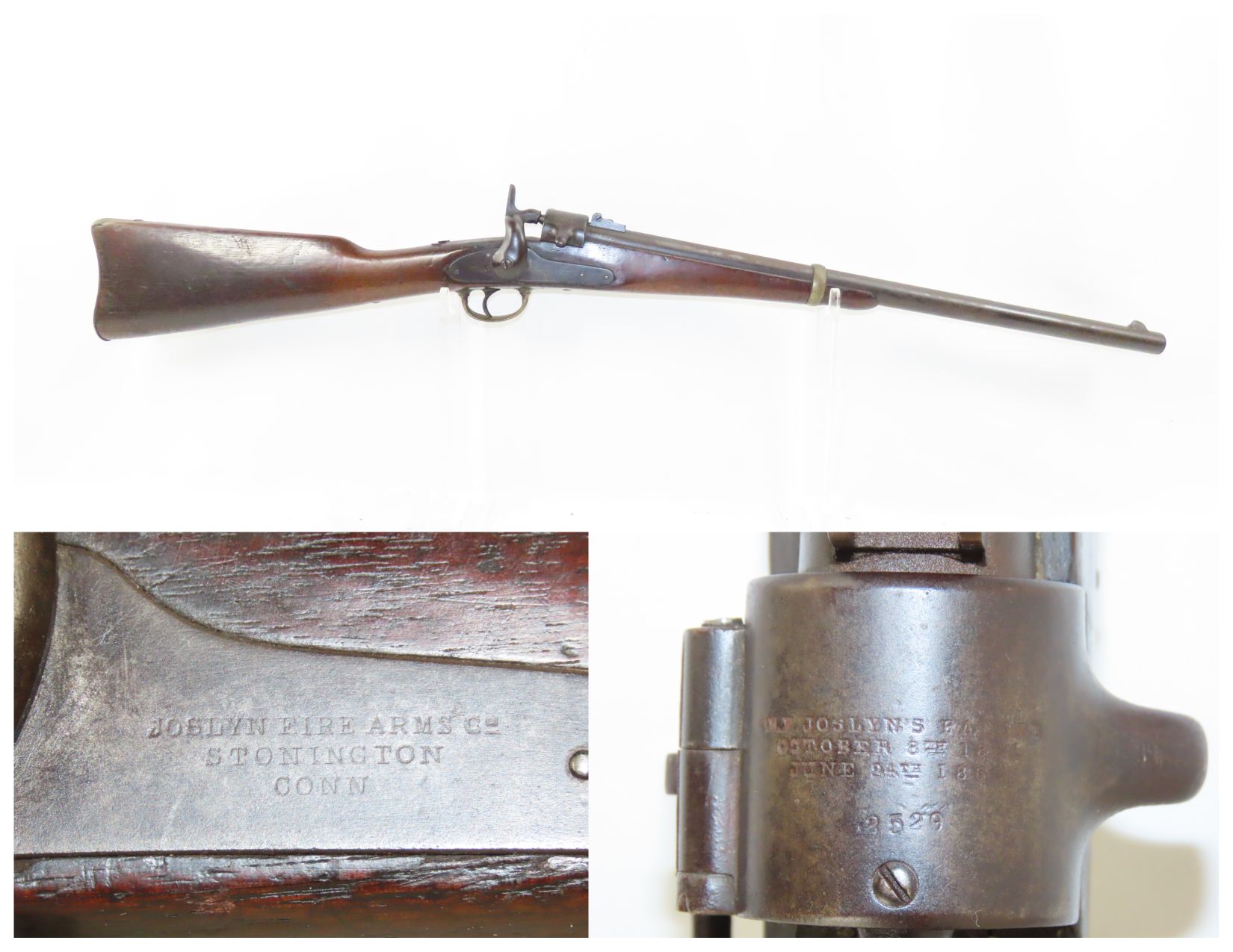 Joslyn Model 1862 Rimfire Carbine 8.26 C&RAntique001 | Ancestry Guns