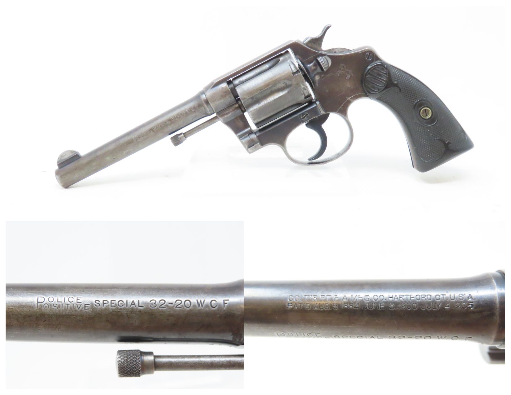 Colt Police Positive Special Revolver 915 Candrantique001 Ancestry Guns 8103