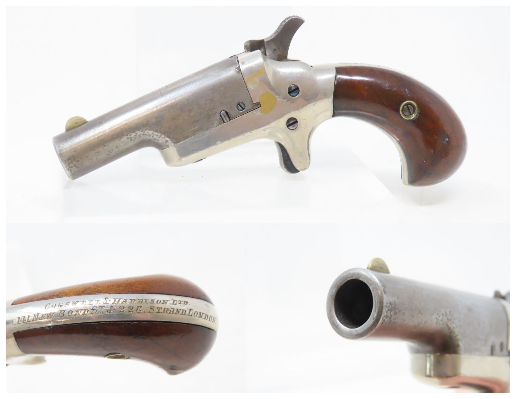 Colt Third Model Derringer with Cogswell & Harrison Retailer Marking 9. ...