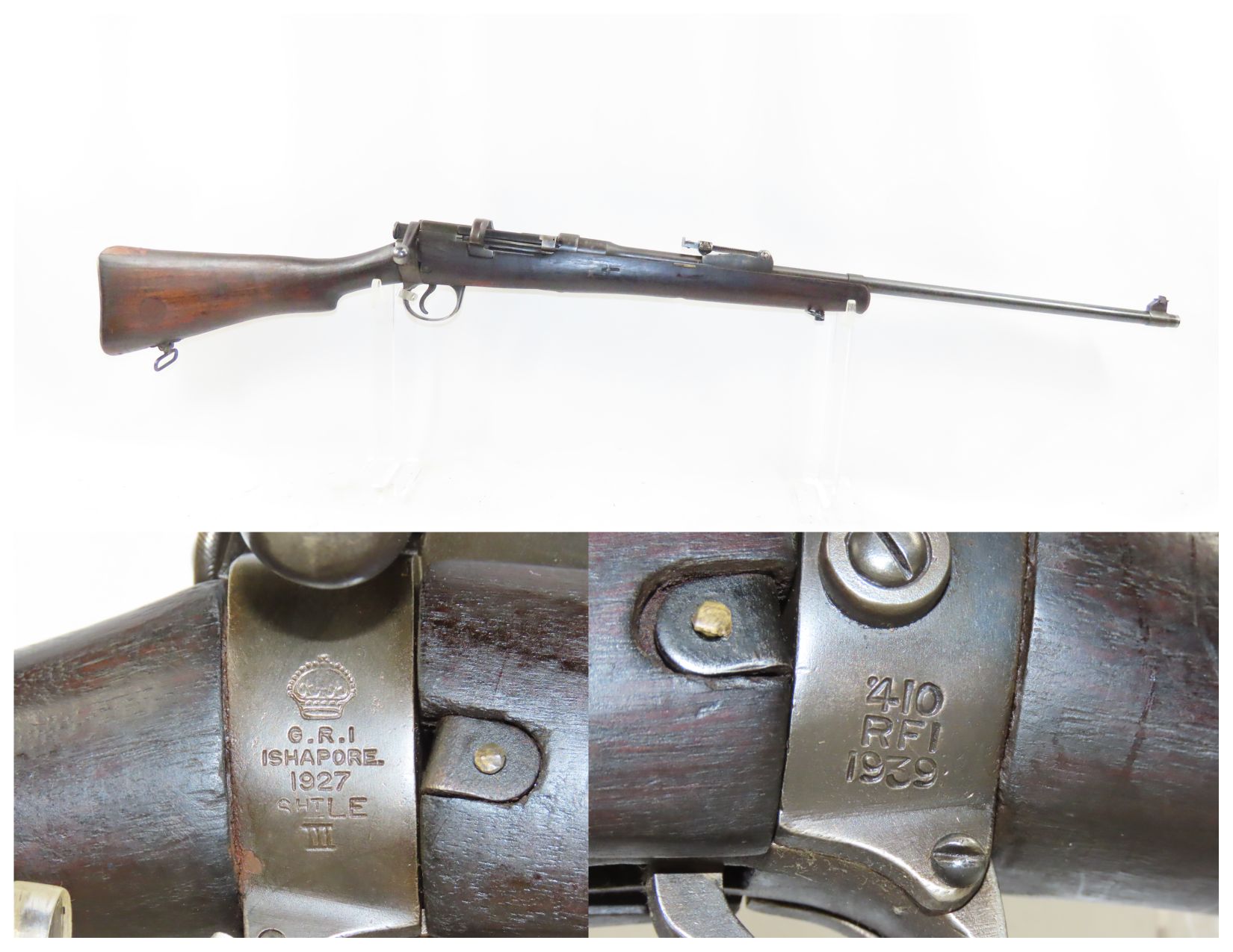 Ishapore Lee Enfield No 1 Mk Iii 410 Bore Musket 927 Candrantique001