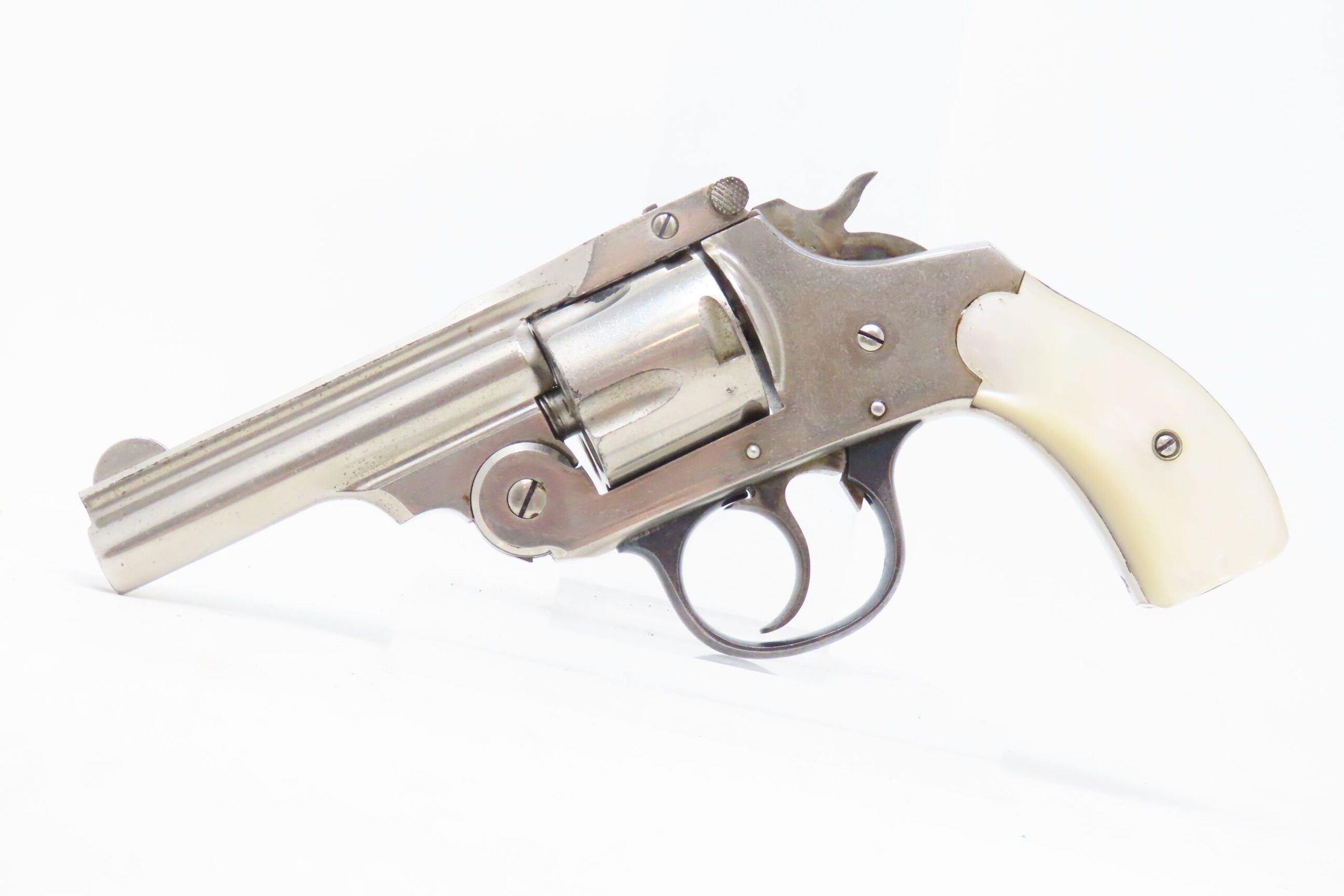 Us Revolver Co Top Break Revolver Wtih Pearl Grips 95 Candrantique002 Ancestry Guns 5273