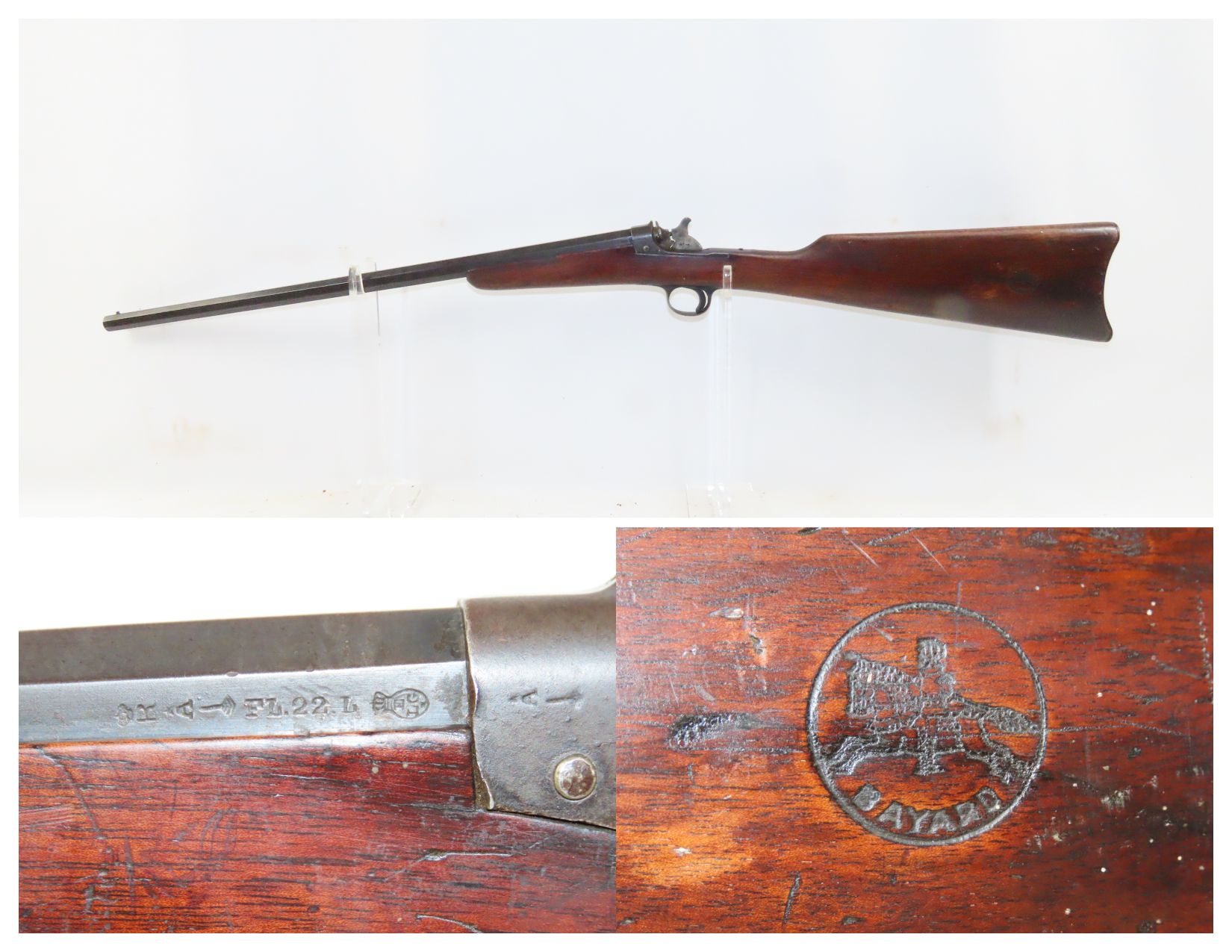 H. Pieper Belgian Single Shot Rifle 12.6 C&RAntique001 | Ancestry Guns