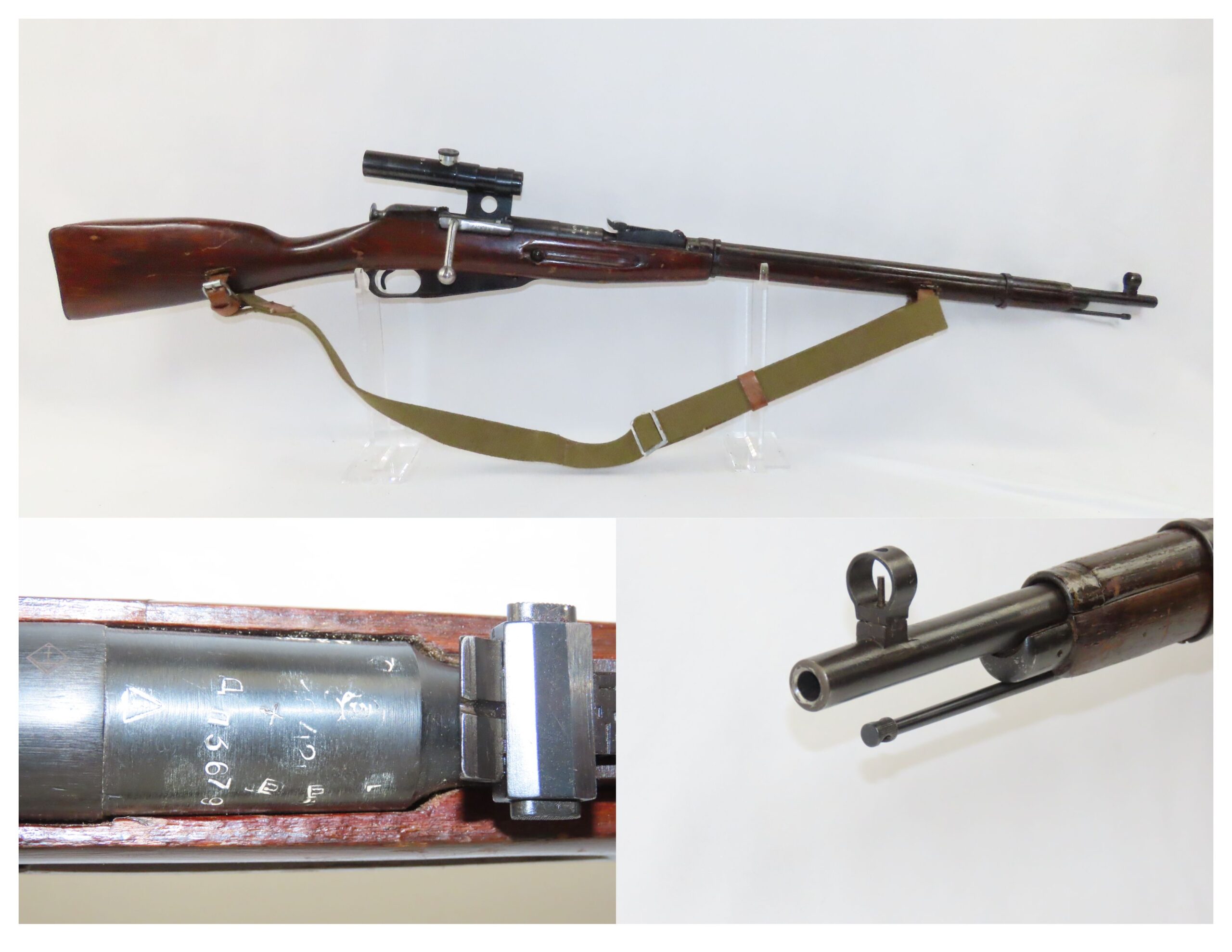 Soviet Izhevsk M91 30 Bolt Action Sniper Rifle With Scope 1.11 CRAntique001 Scaled 