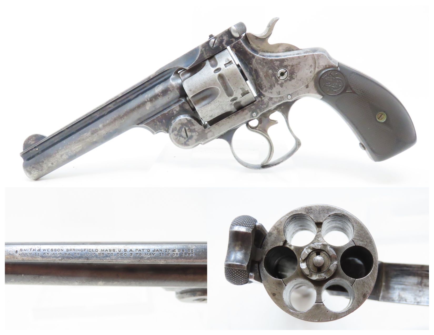 Smith & Wesson Double Action, First Model revolver, chambered in