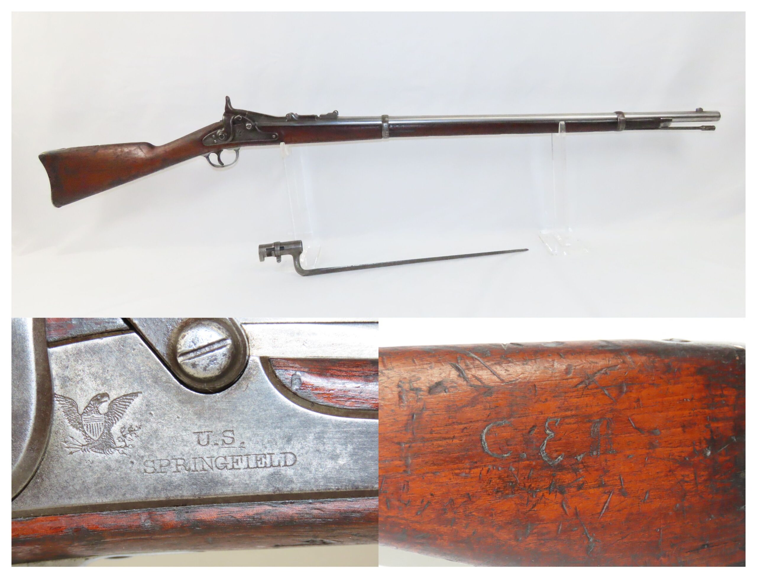 Springfield Model 1866 Allin Conversion Rifle 1.2 C&RAntique001 ...