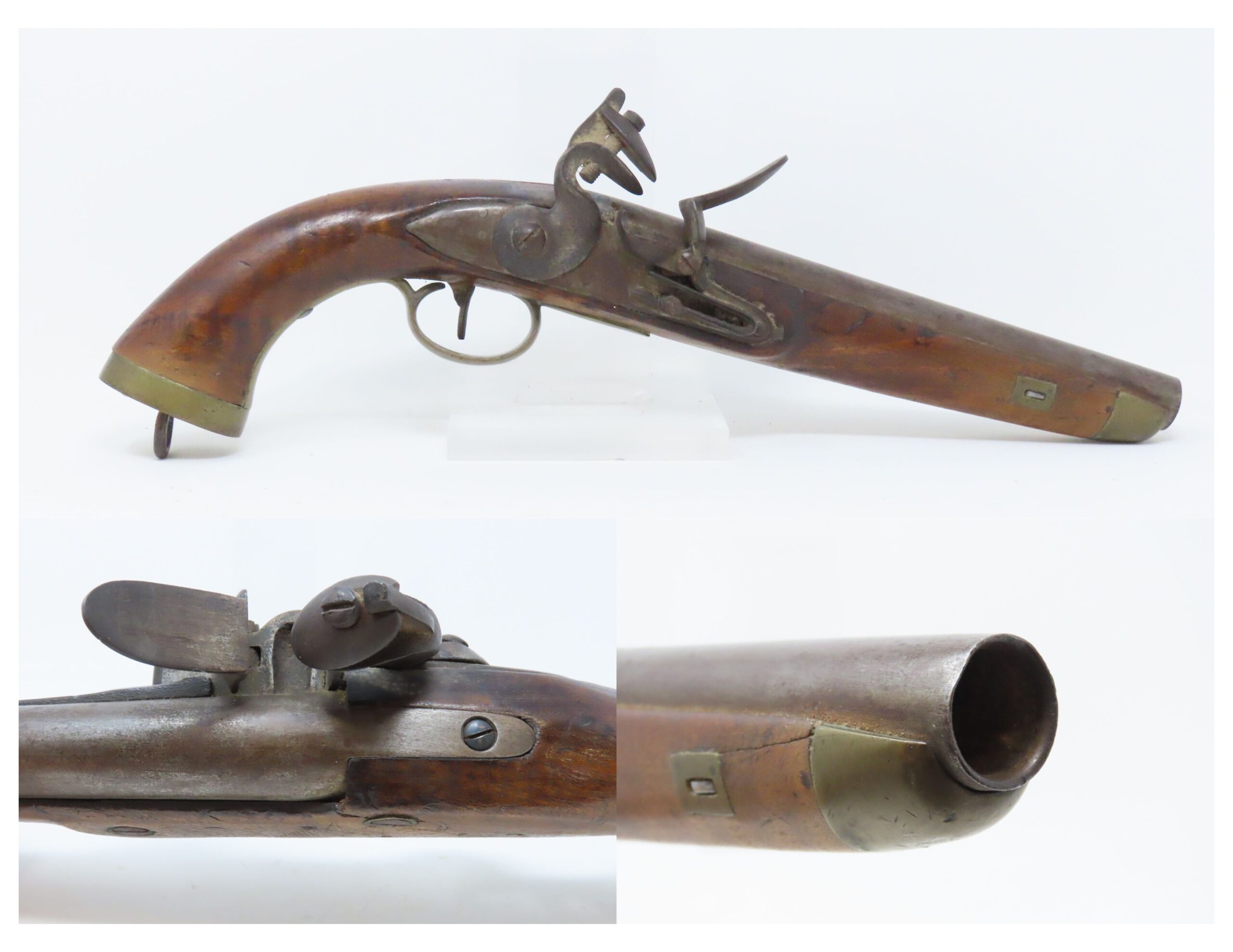 Belgian Flintlock Dragoon Pistol 1 23 Candrantique001 Ancestry Guns