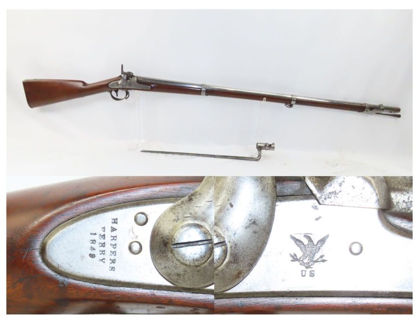 Harpers Ferry Model 1842 Musket 3.30 C&RAntique001 | Ancestry Guns