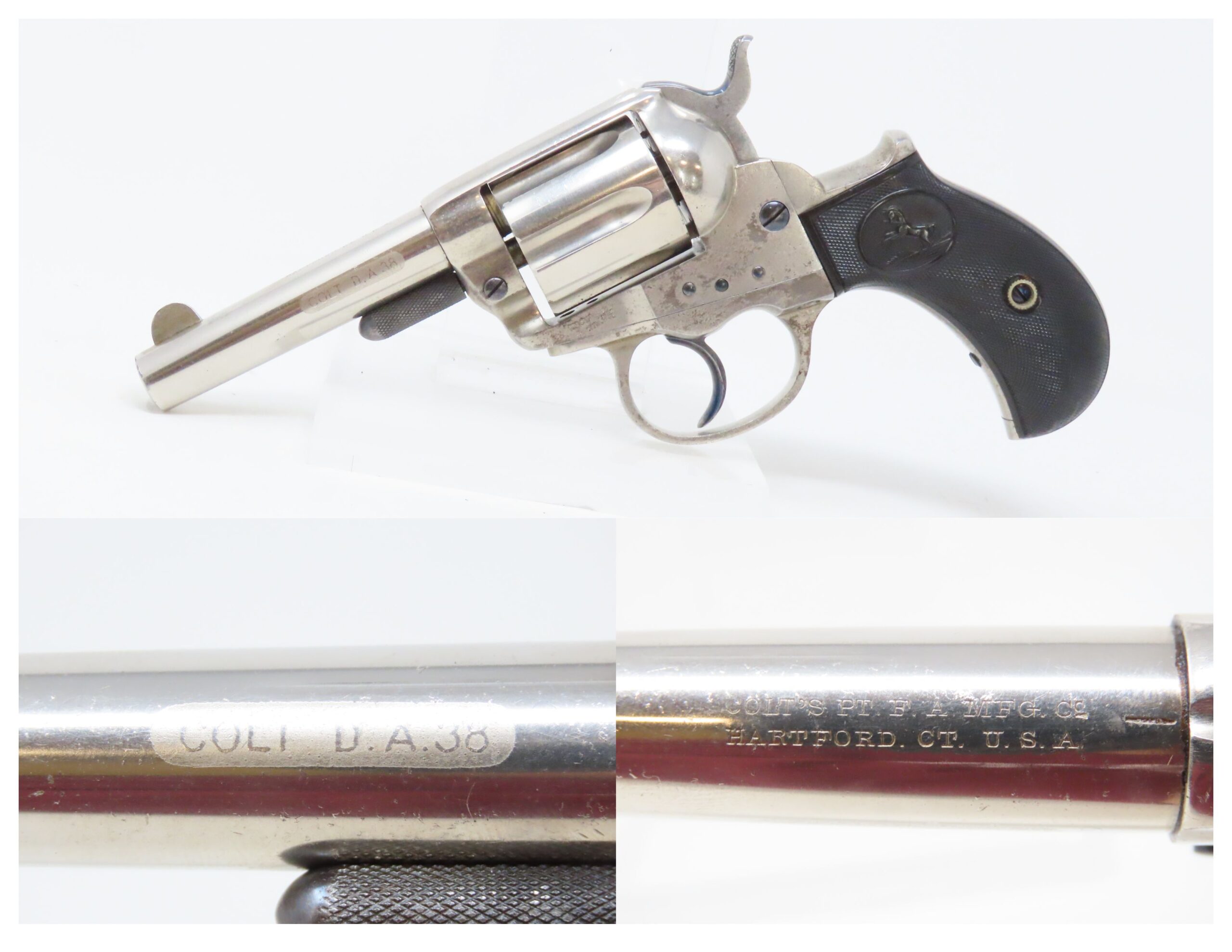 Colt Sheriffs Model 1877 Lightning Revolver 116 Candrantique001 Ancestry Guns 3614